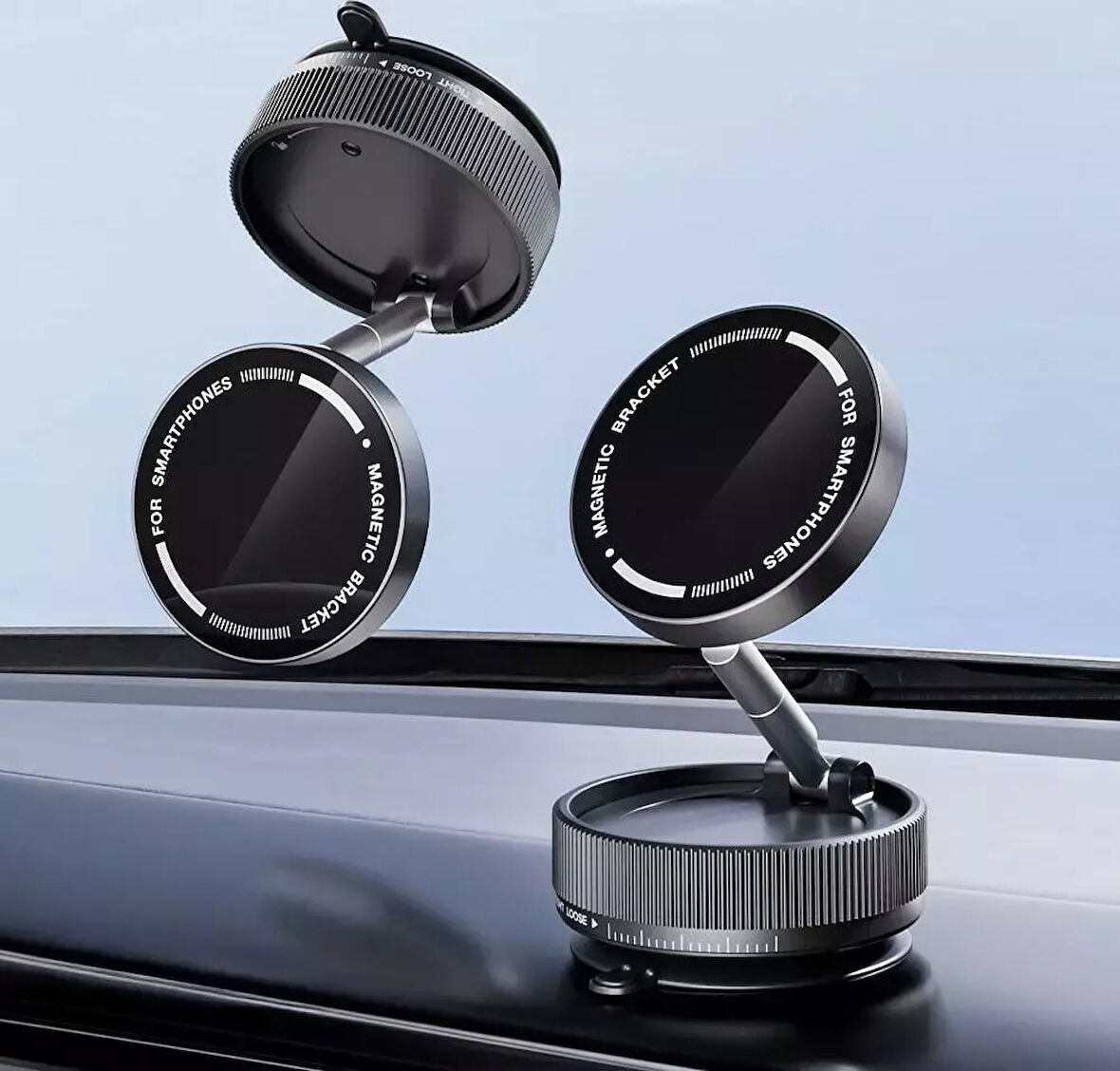 Magsafe Telefon Tutucu Araç İçi Ayarlanabilir 360° Dönebilen Strong Vacuum Telefon Tutucu