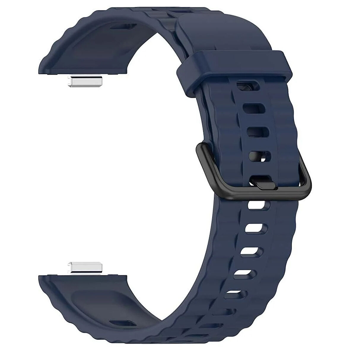 Huawei Watch Fit 4 Pro Watch Fit 4  Watch Fit 3 ile Uyumlu Official Siyah Tokalı Silikon Kordon