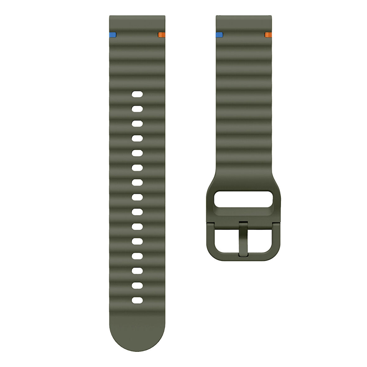 Huawei Watch Buds ile Uyumlu Kordon Stitched Design Spor Kordon 22 mm