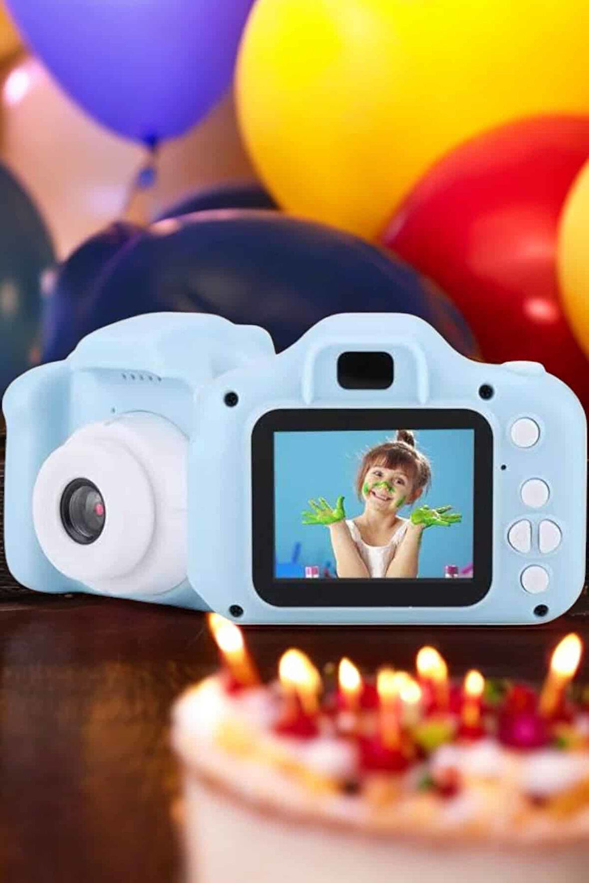 Hafif ve Uzun Ömürlü Çocuk Kamerası 8MP HD
