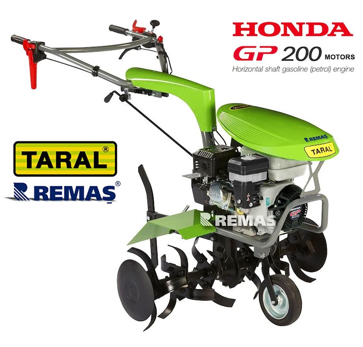 Taral 210 M Honda GP200 İpli 2 İleri 1 Geri Şanzımanlı Benzinli Çapa Makinesi