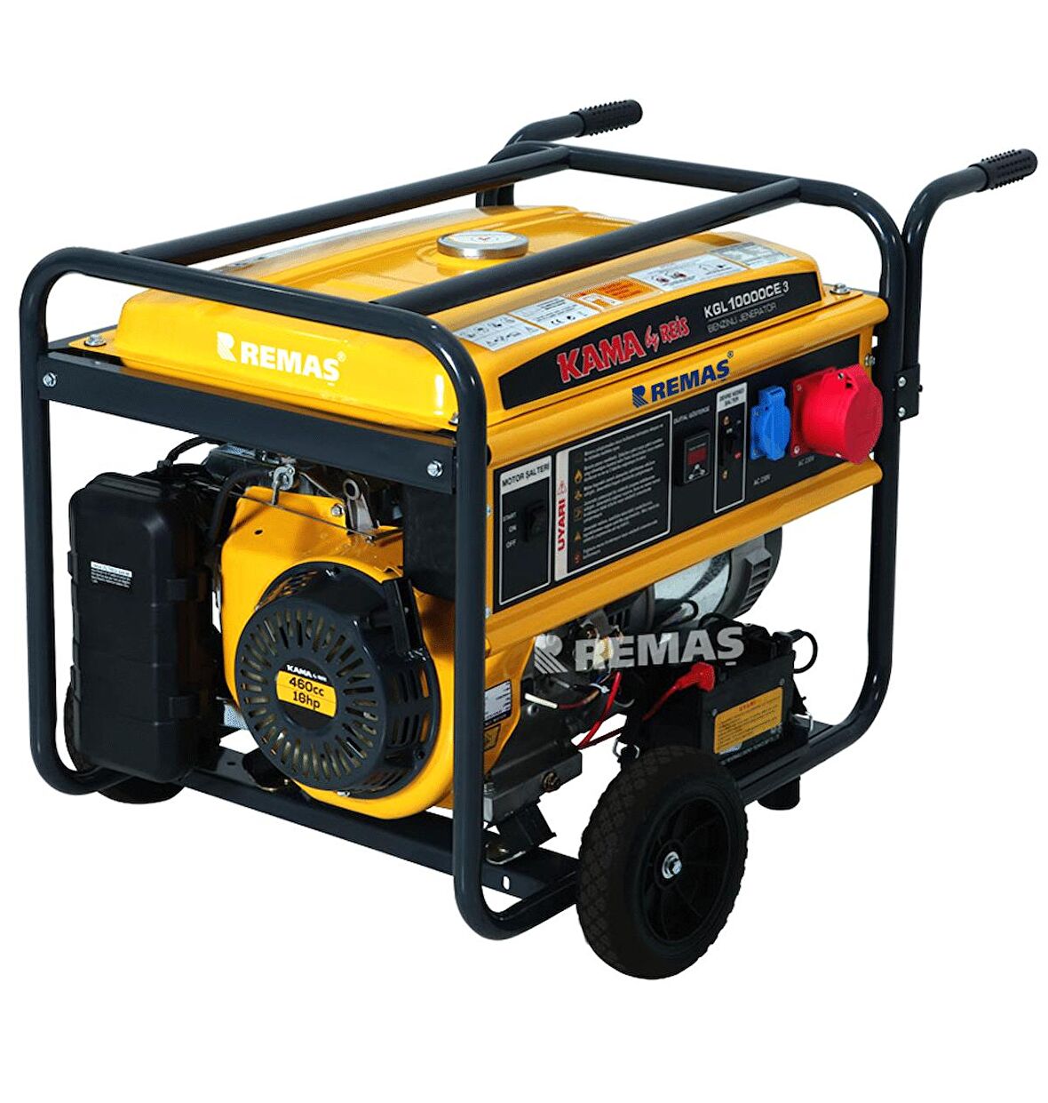 Kama KGL 10000 CE3 Marşlı 10 kVA Trifaze Benzinli Jeneratör
