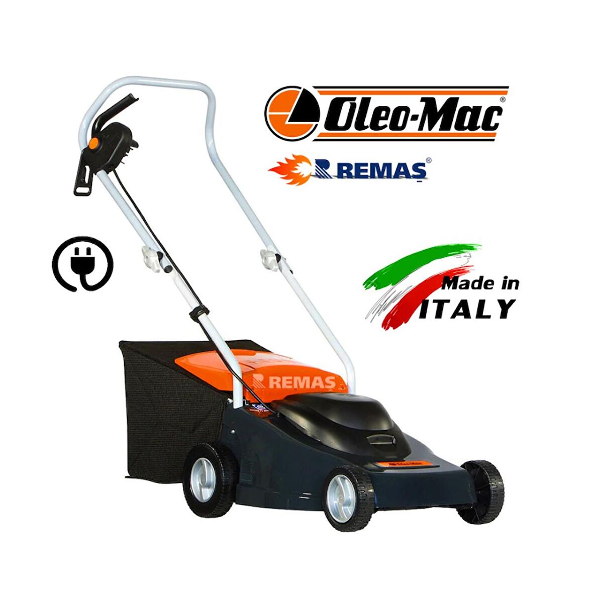 Oleo-Mac K40P Elektrikli 1300 Watt Çim Biçme Makinesi