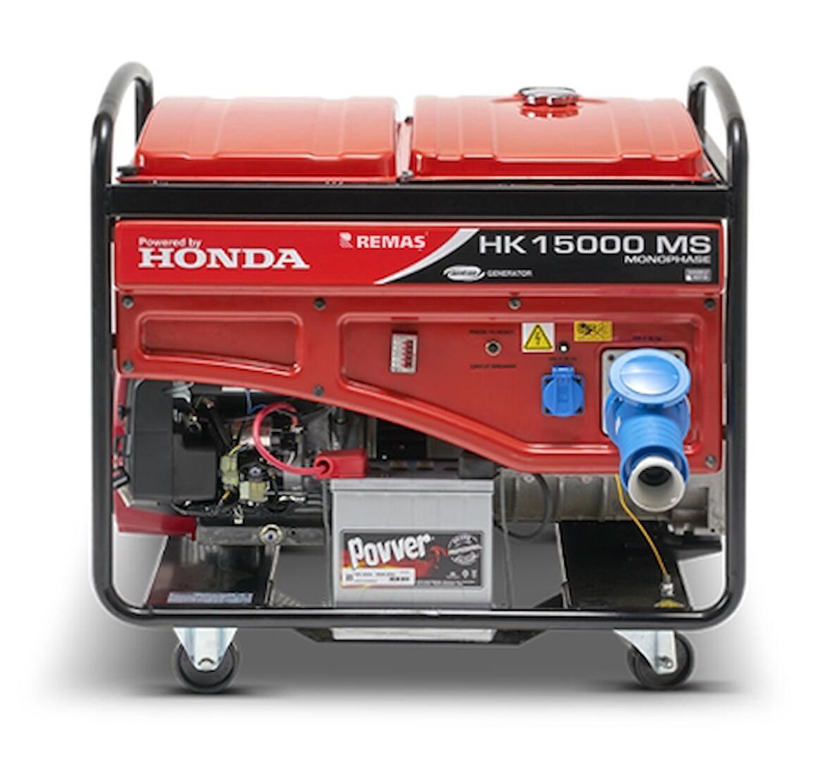 Honda HK 15000 MS Marşlı 15 kVA Monofaze Benzinli Jeneratör