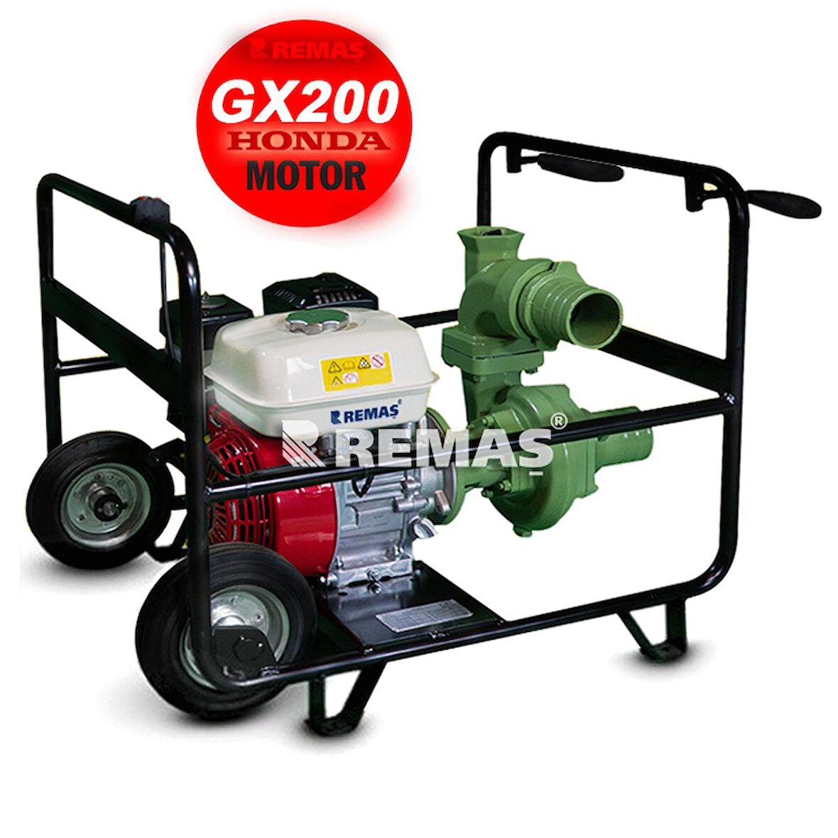 Antrac GX200 Honda Motorlu Benzinli Motopomp 3" inç Su Motoru