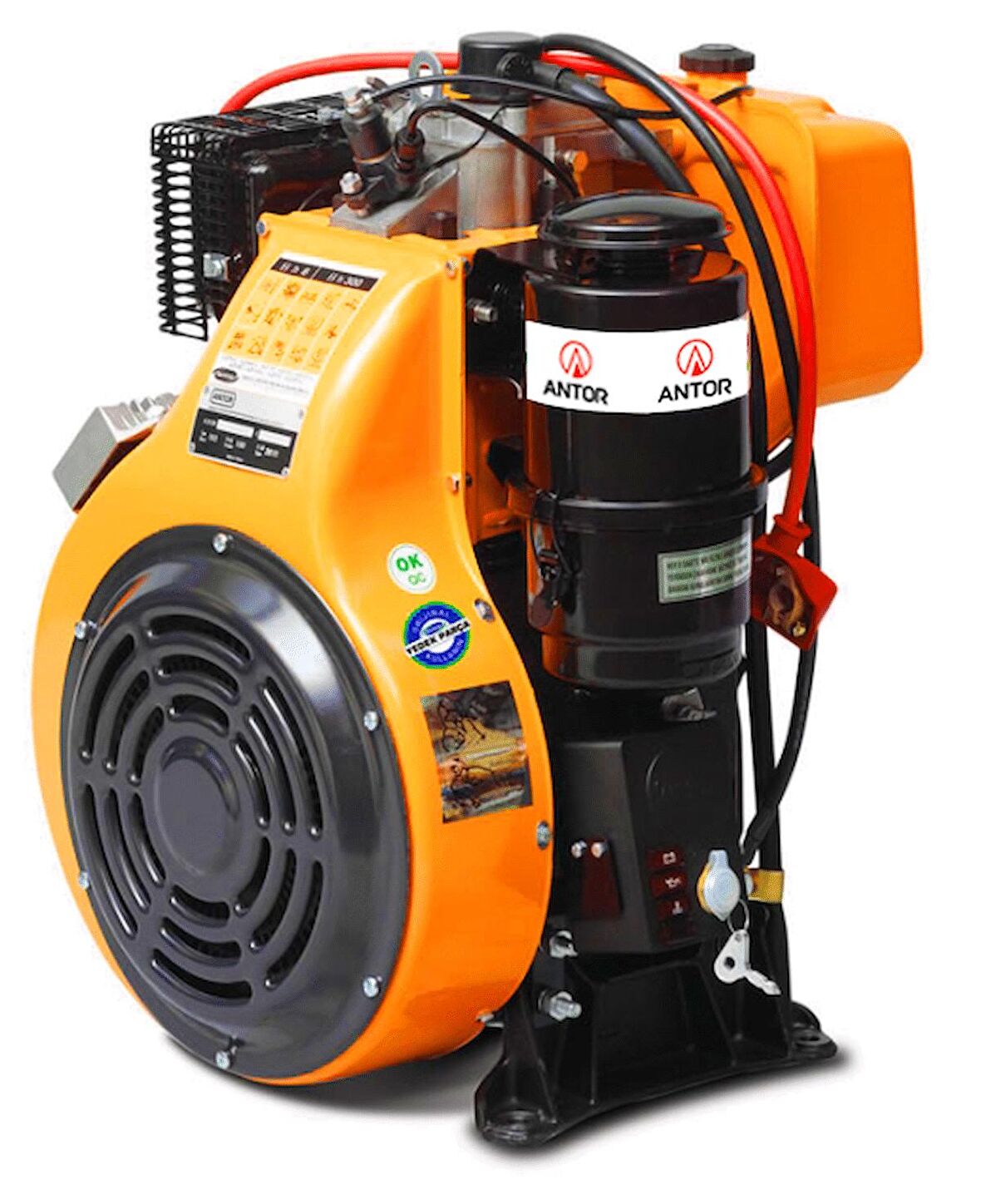 Antor 4 LD 820 Marşlı 17 HP Dizel Motor