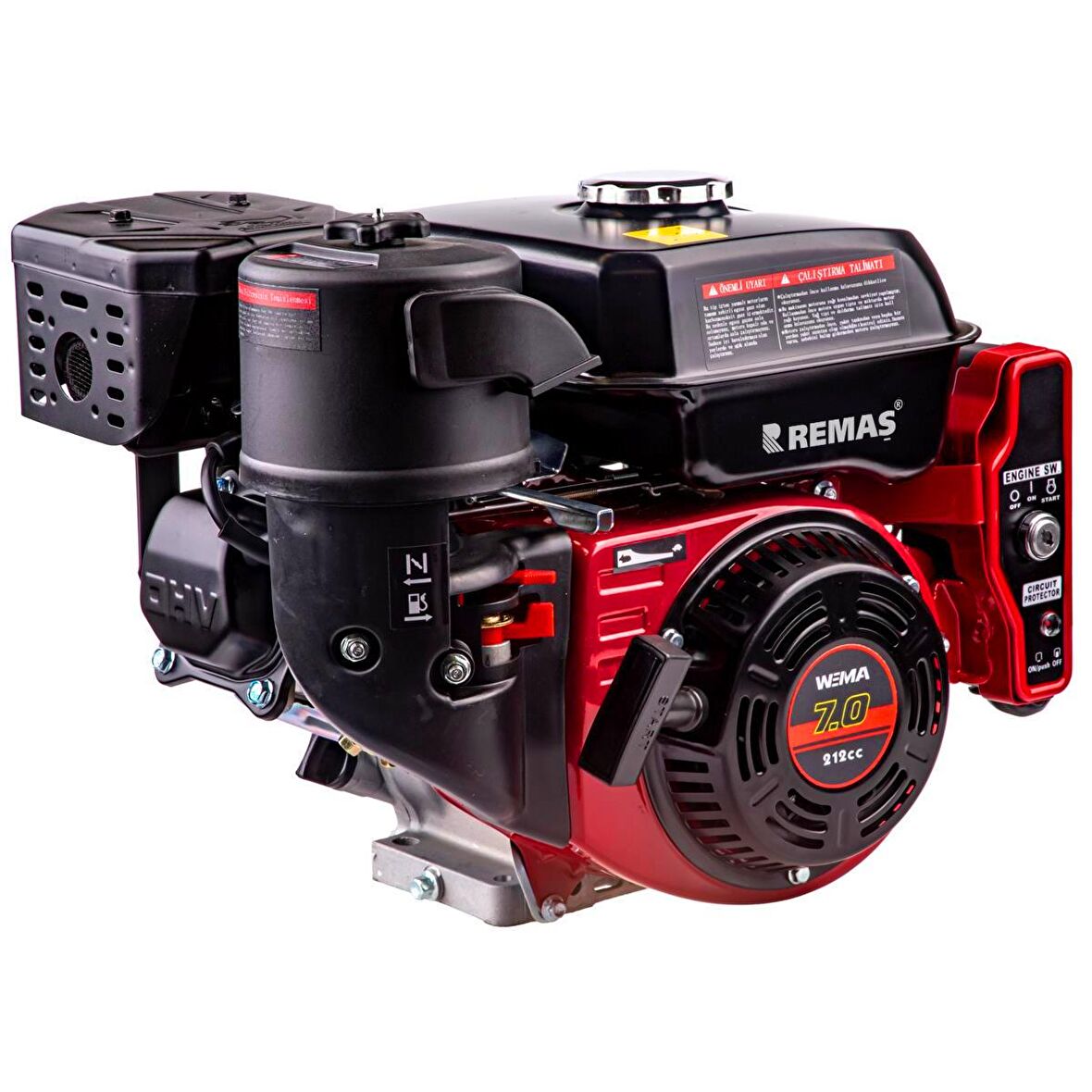 Weima WM170FE-Q Marşlı 7 HP Kamalı Benzinli Motor