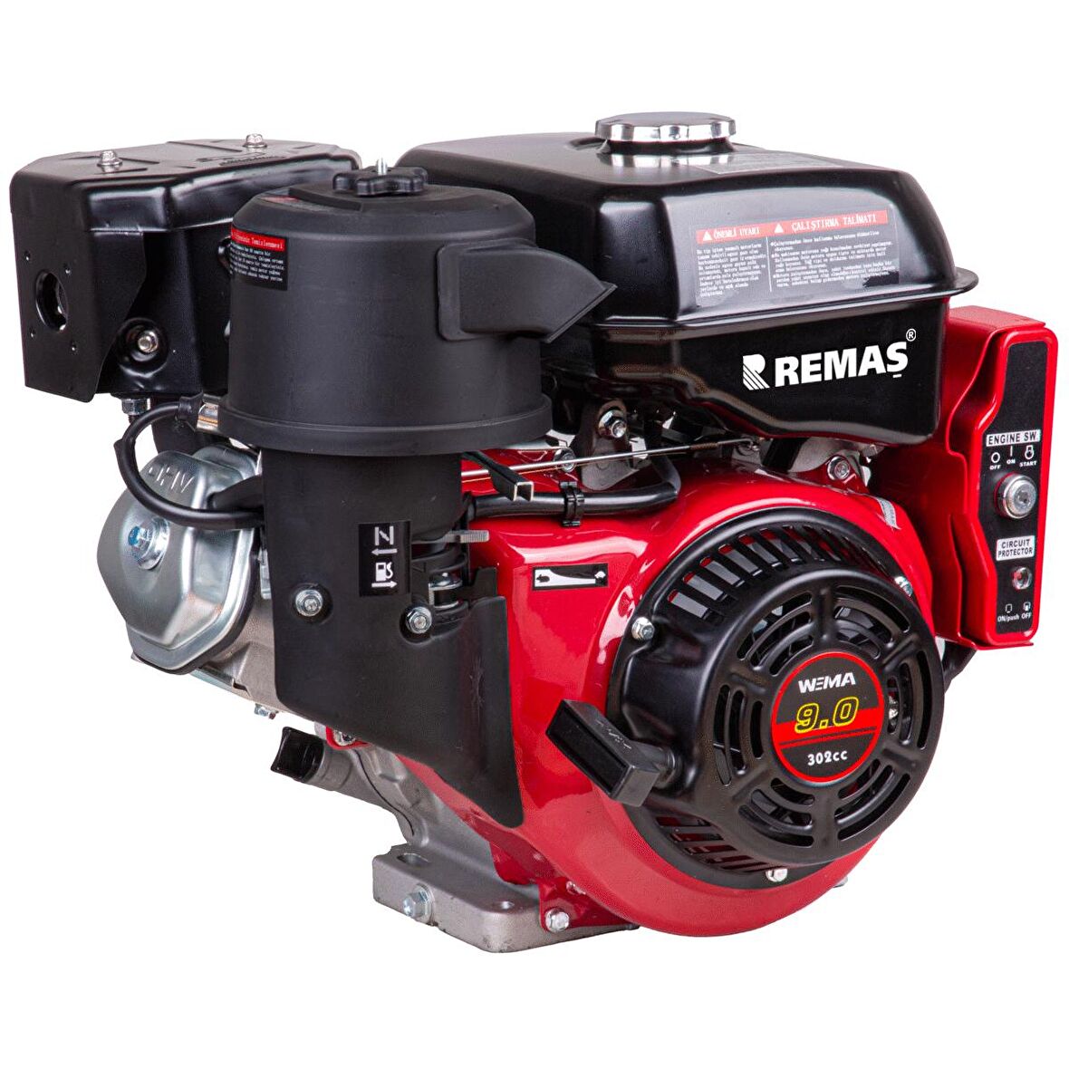 Weima WM300FE-Q EUR5 Marşlı 9 HP Kamalı Tip Benzinli Motor