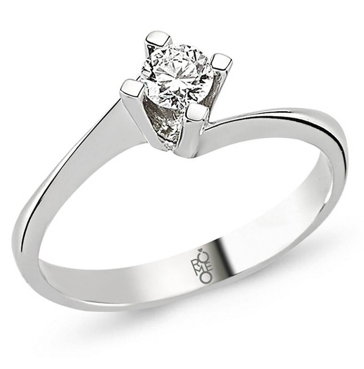 Romeo Pırlanta 0.26 Ct Tektaş Yüzük RMY211