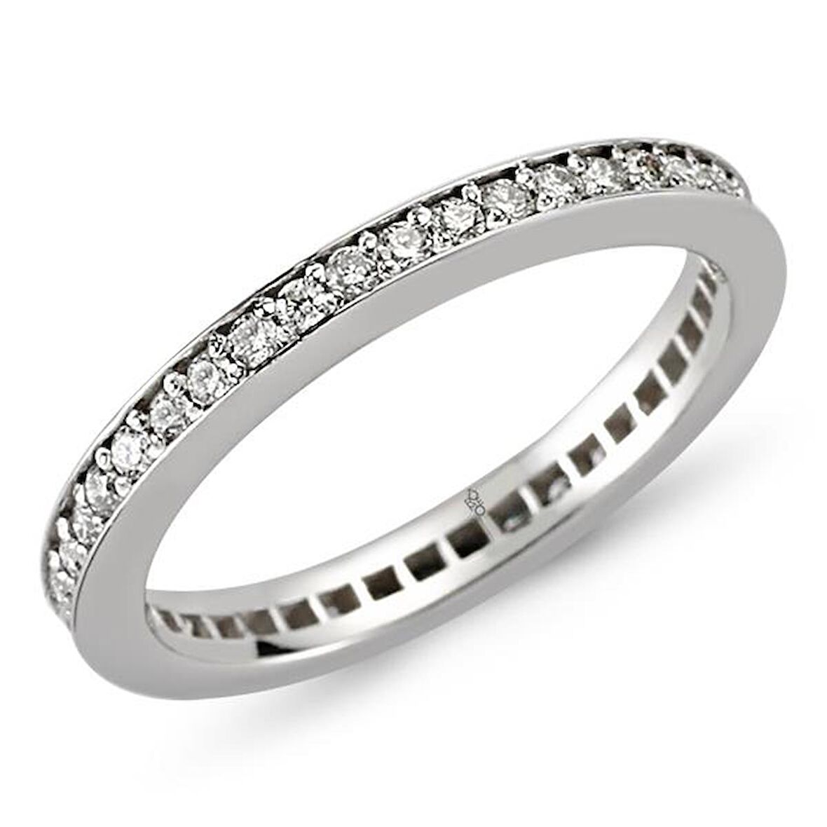 18 Ayar Altın 0.35 Ct Pırlanta Tam Tur Yüzük RMY301