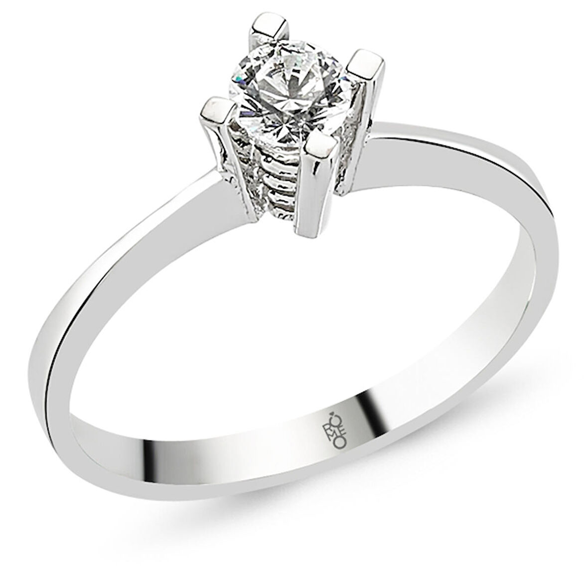 0.40 Ct Tektaş Pırlanta Yüzük  RMY515