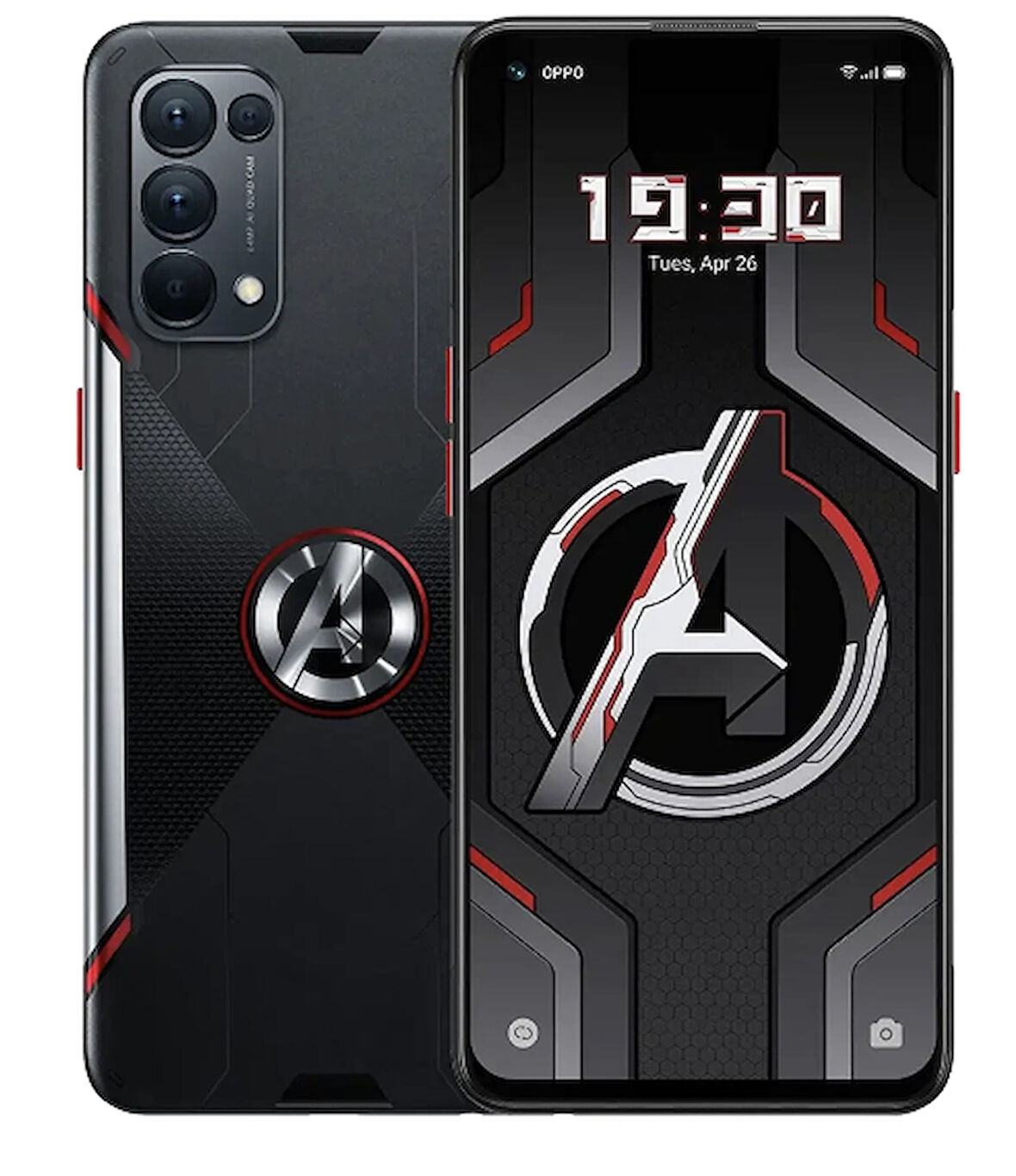 YENİLENMİŞ OPPO Reno5 Marvel Edition 128 GB SİYAH A KALİTE 12 AY GARANTİLİ