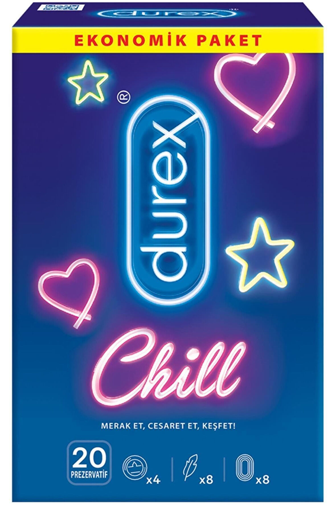 Chill Prezervatif 20 Adet Karma Paket