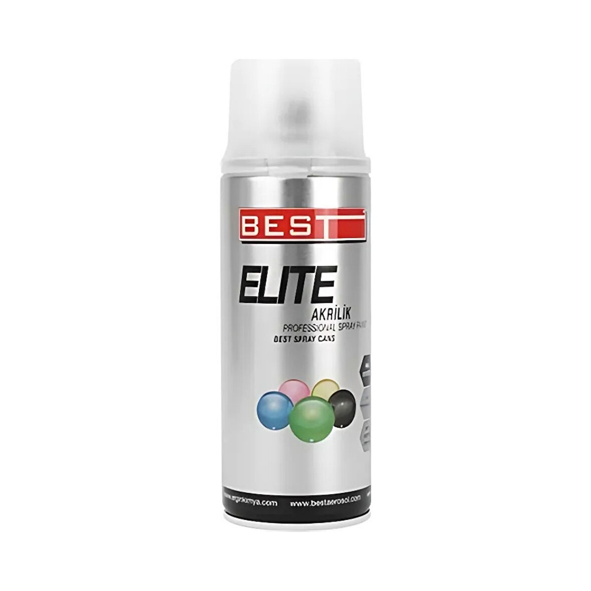 Best | Elite Akrilik Sprey Boya , RAL = 9082 - Gümüş, 400 ml