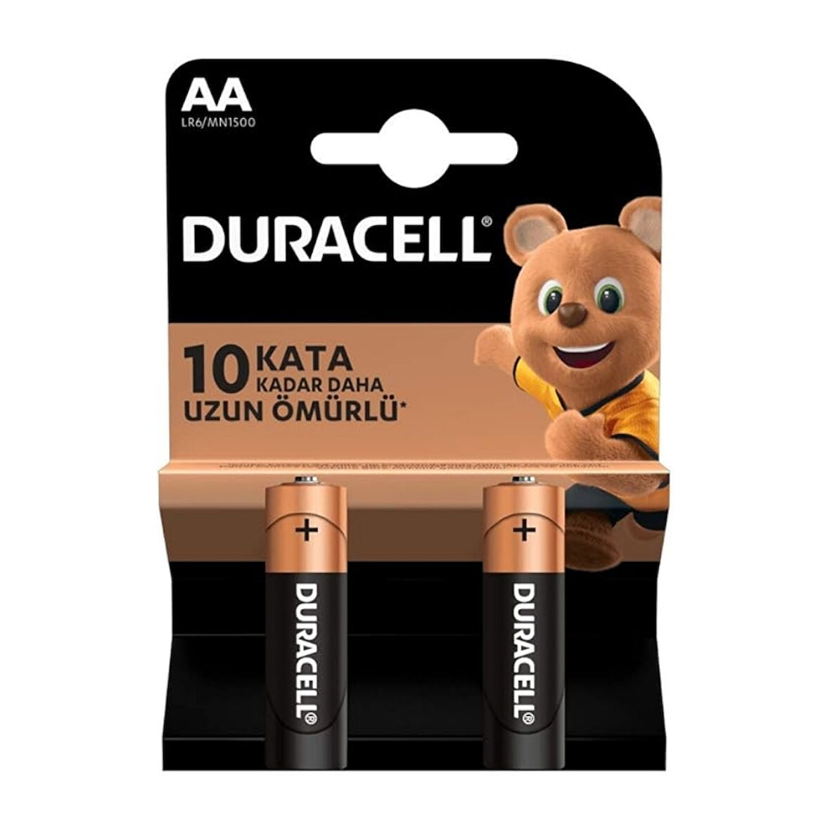 Duracell | AA Alkalin Kalem Pil, 2'li Paket, Uzun Ömürlü Güç, Oyuncaklar ve Uzaktan Kumandalar İçin İdeal