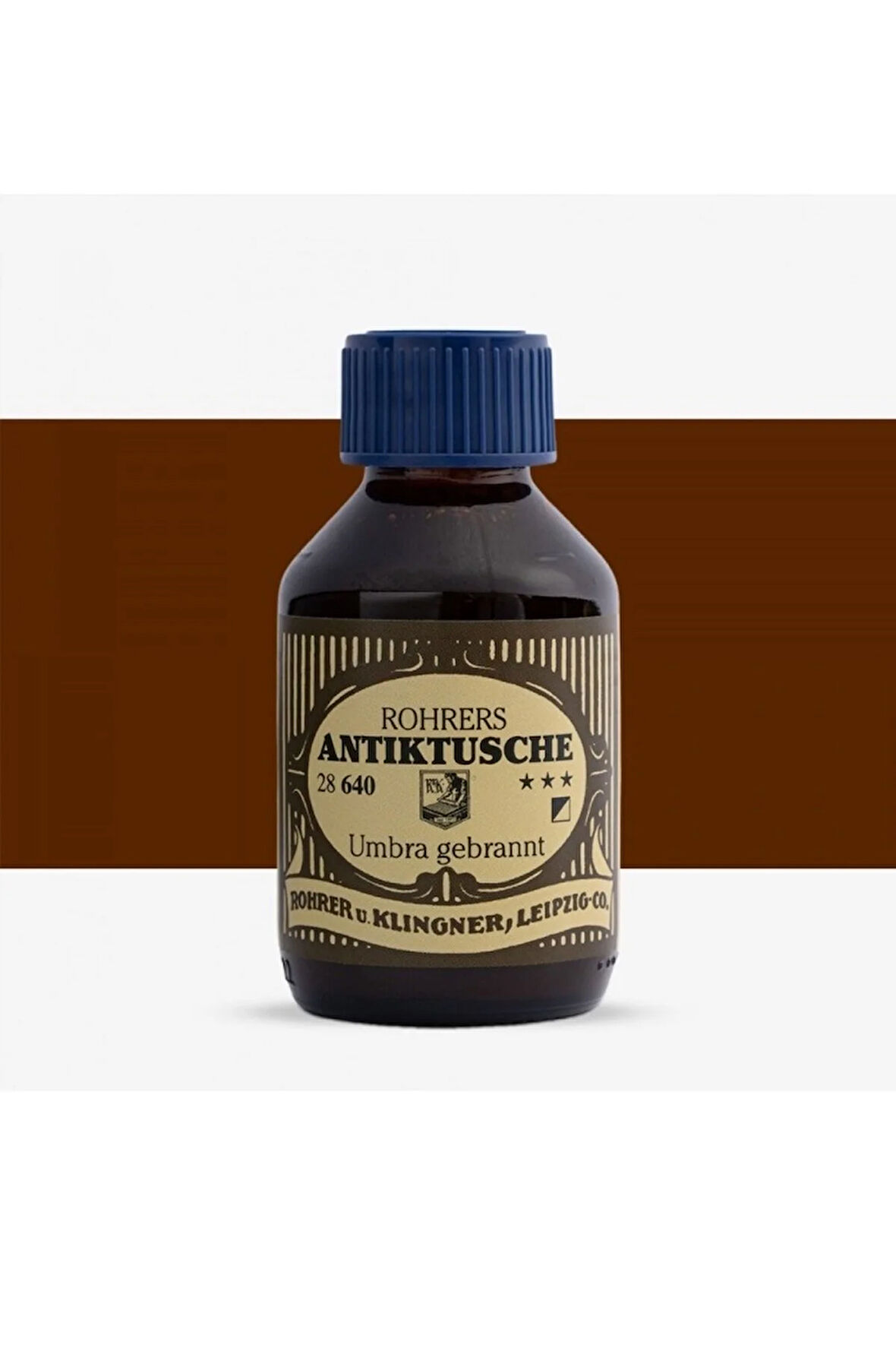 Rohrer & Klingner Antik Mürekkep 28-Modern sanatçılar için profesyonel 100ml 640-umbra
