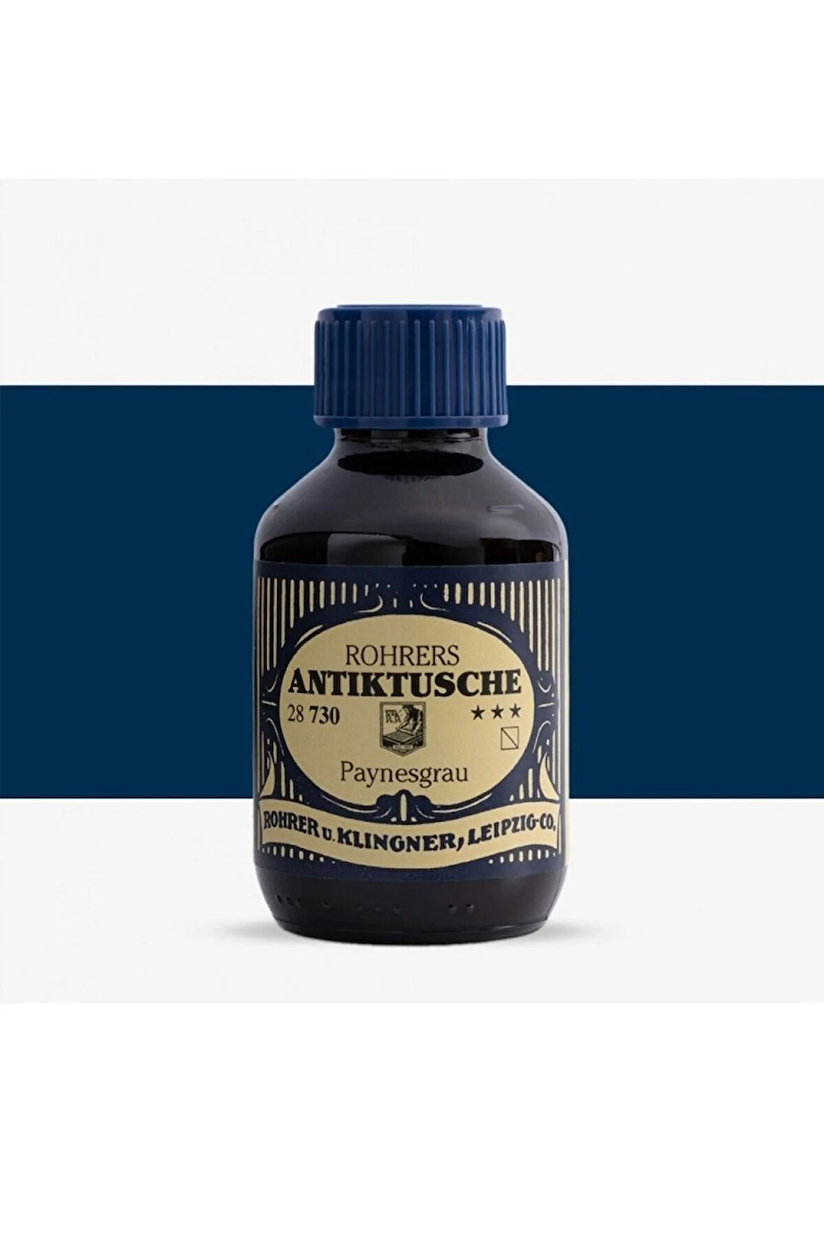 Antik Mürekkep 28-Modern sanatçılar için profesyonel 100ml 730-paynesgrau