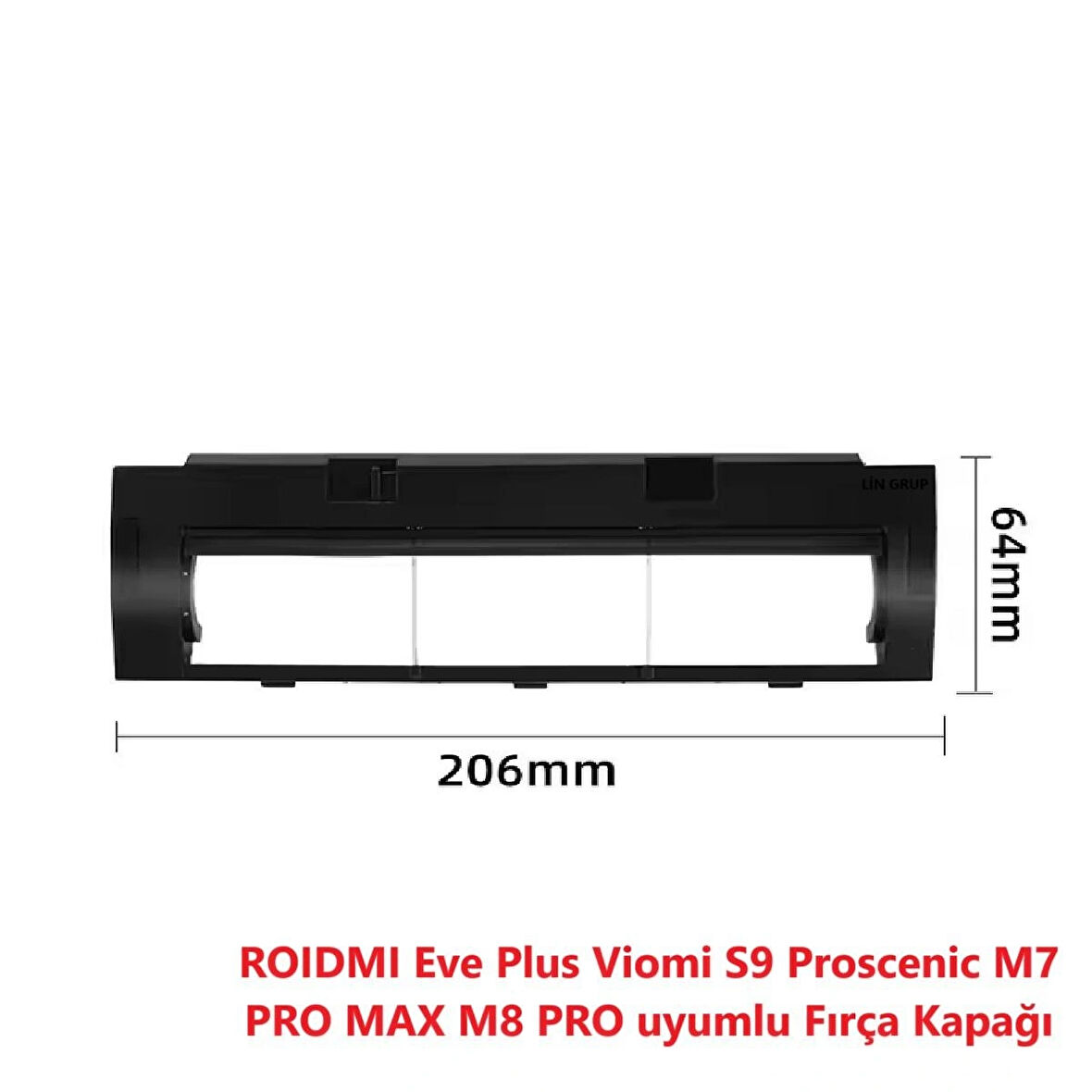 ROIDMI EVE PLUS Viomi S9 ve Proscenic M7 PRO MAX M8 PRO uyumlu FIRÇA Kapağı