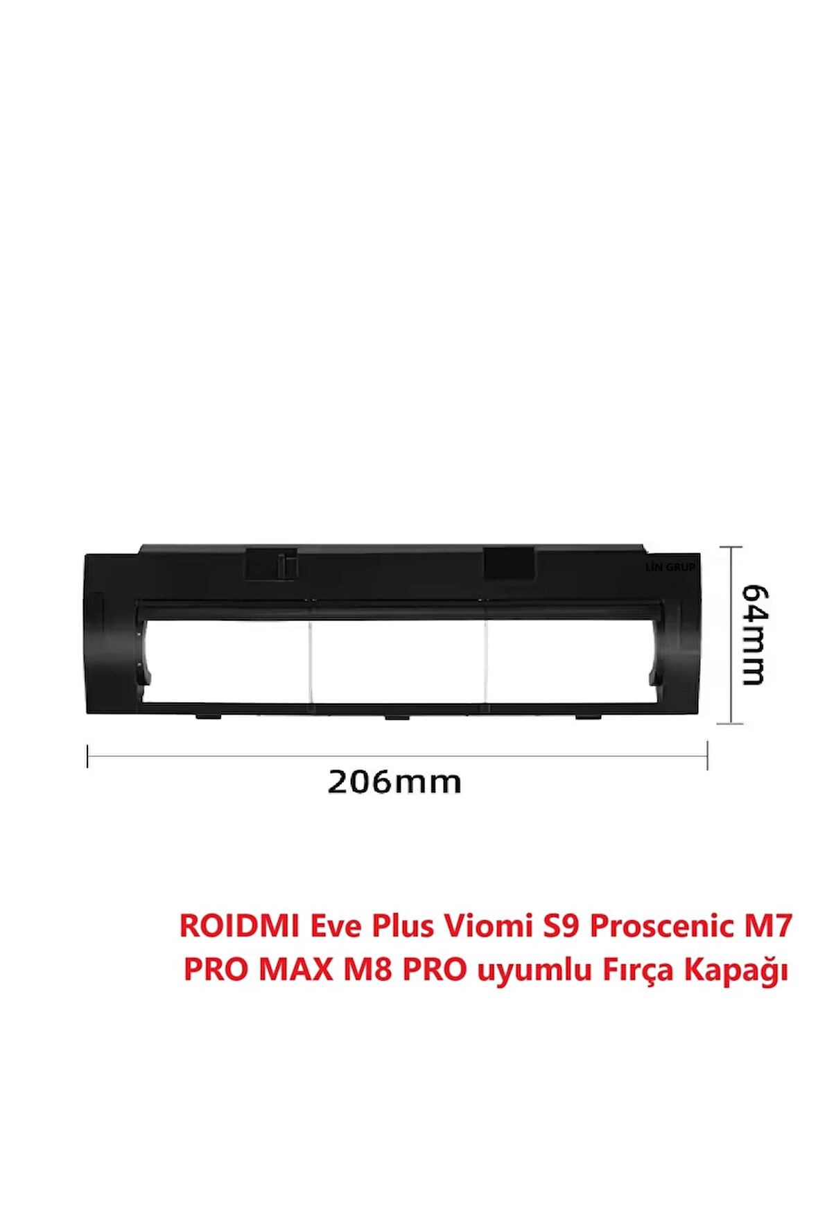 ROIDMI Eve Plus Viomi S9 Proscenic M7 PRO MAX M8 PRO uyumlu Fırça Kapağı