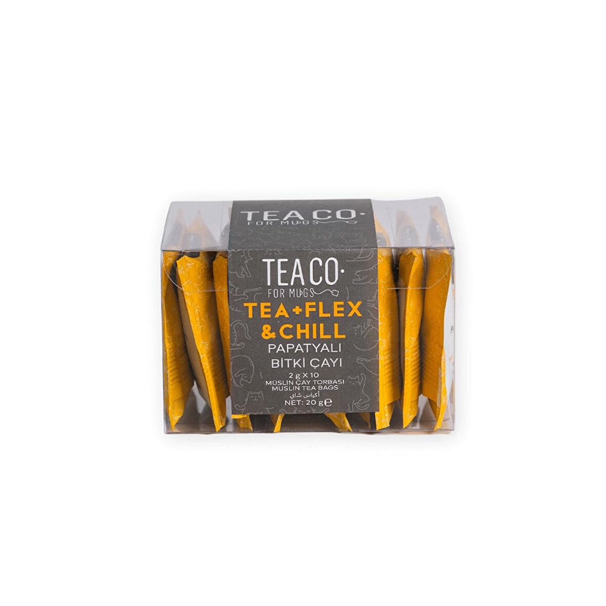 Tea+Flex Chill - Papatyalı Bitki Çayı Müslin Çay Poşeti