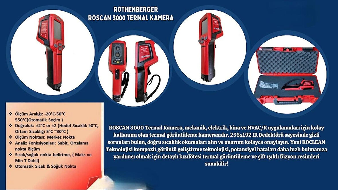 ROTHENBERGER ROSCAN3000 TERMAL KAMERA
