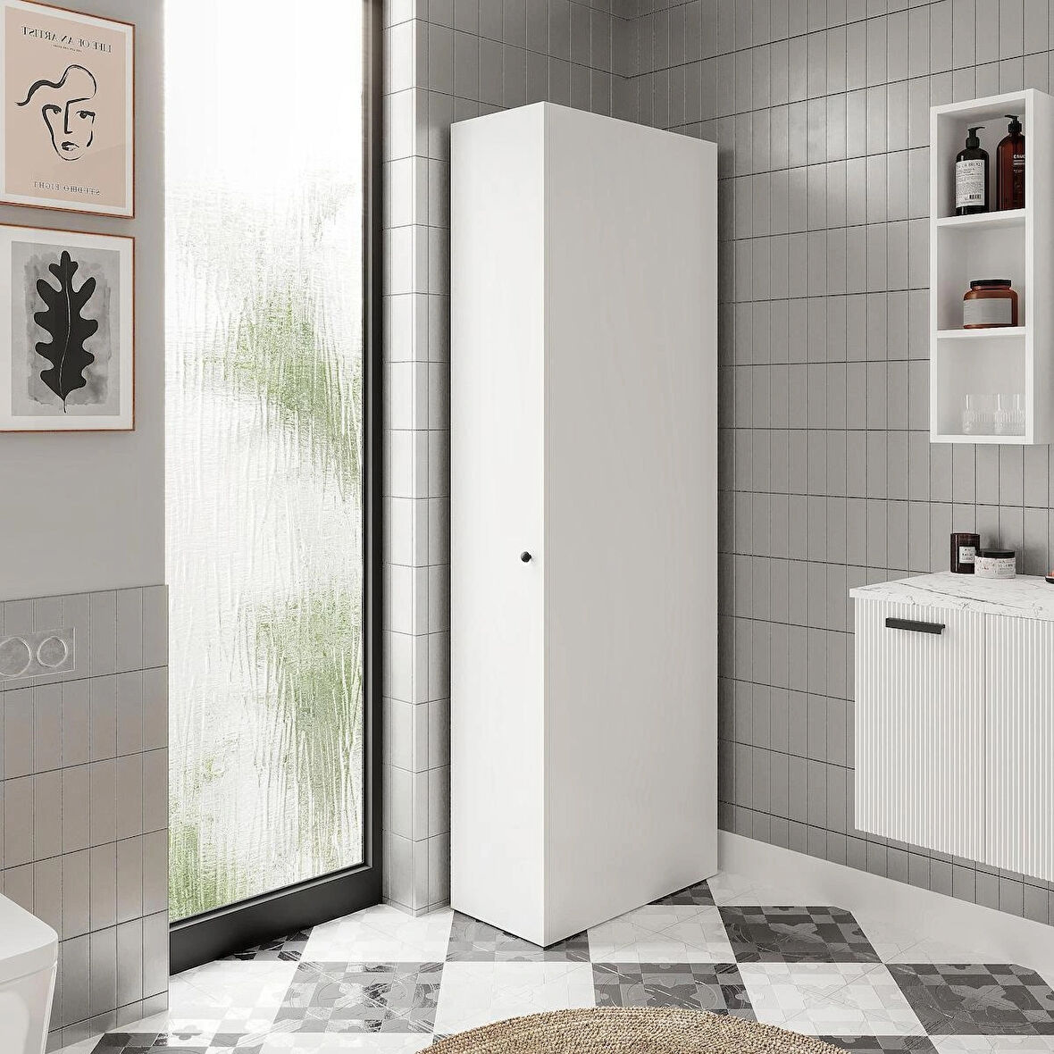 SAVANA M ÇOK AMAÇLI BANYO KİLER DOLABI 