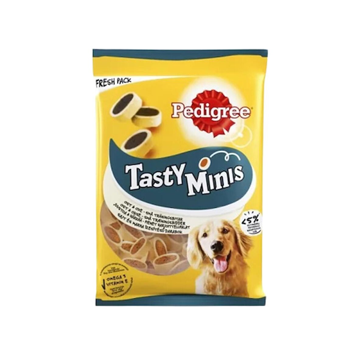 Pedigree Tasty Minis Sığır Etli ve Peynirli Köpek  Ödül Maması 140 Gr