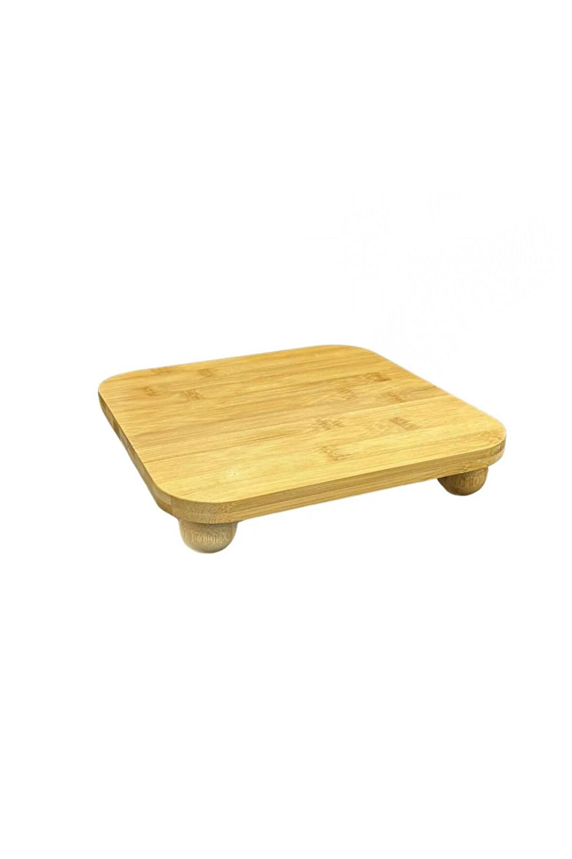 BAMBU TOP AYAKLI KARE SUNUM VE KESİM PANOSU