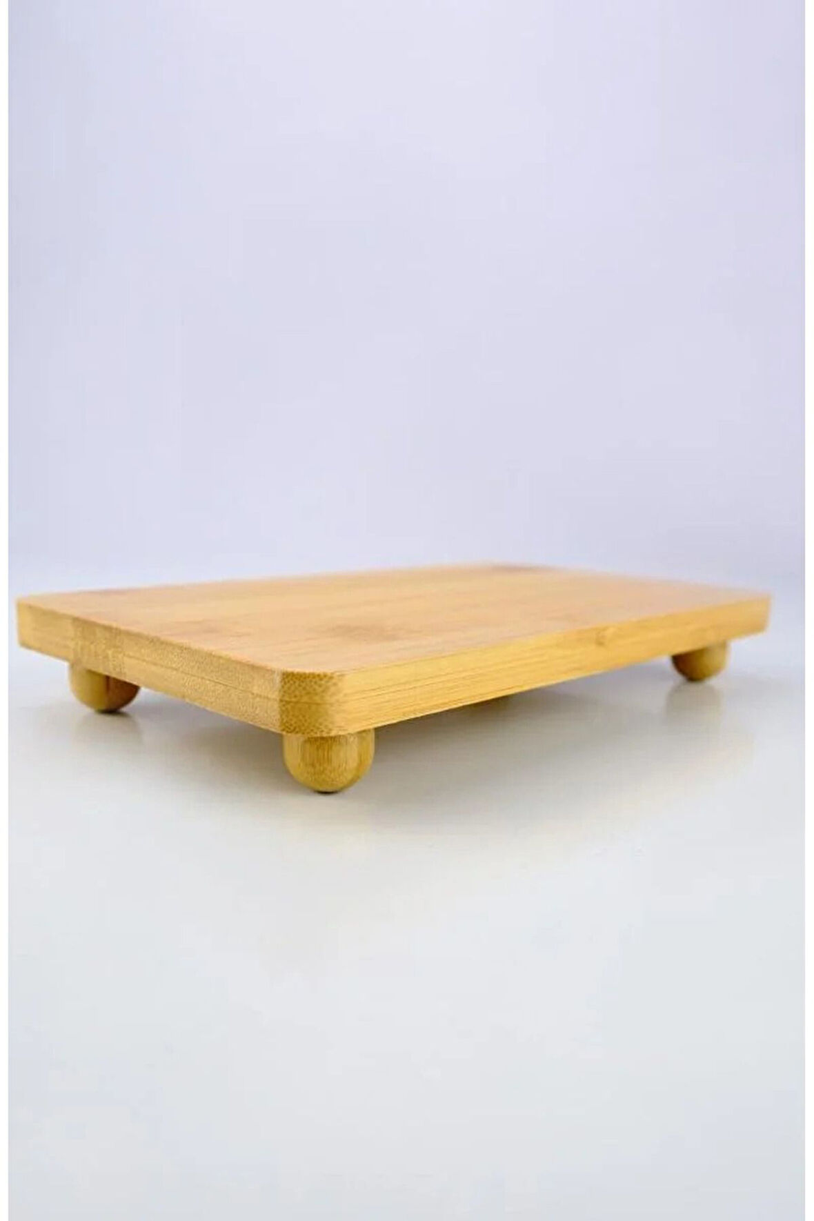 Bambu Top Ayaklı Dikdörtgen Sunum ve Kesim Panosu