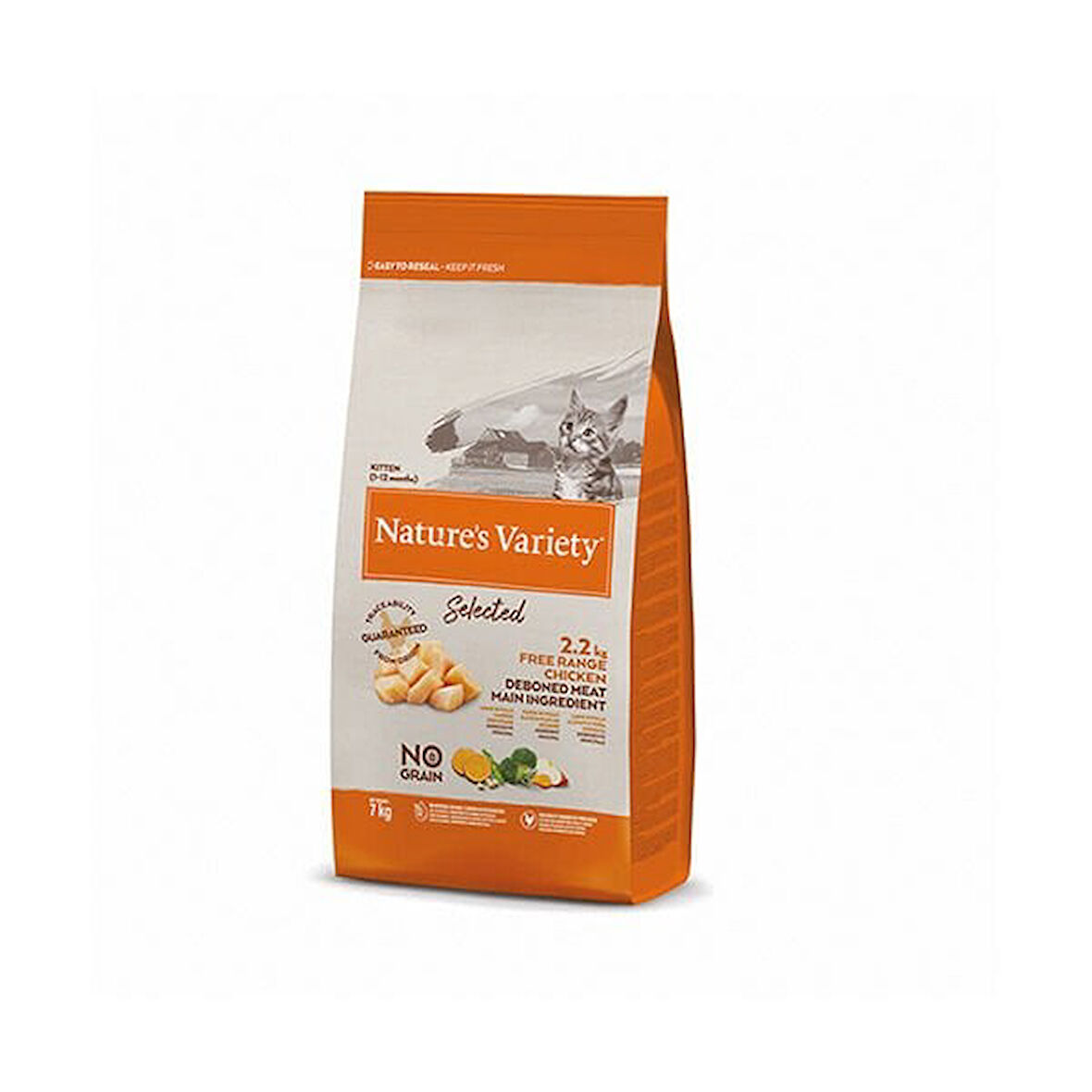 Natures Variety Tavuklu Tahılsız Yavru Kedi Maması 7 Kg