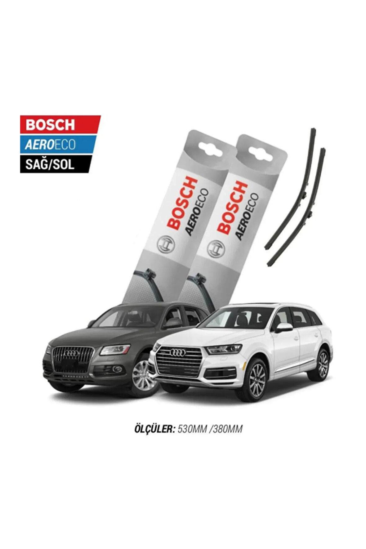 Audi Q5 2012 Model Bosch Aeroeco Muz Silecek Takımı