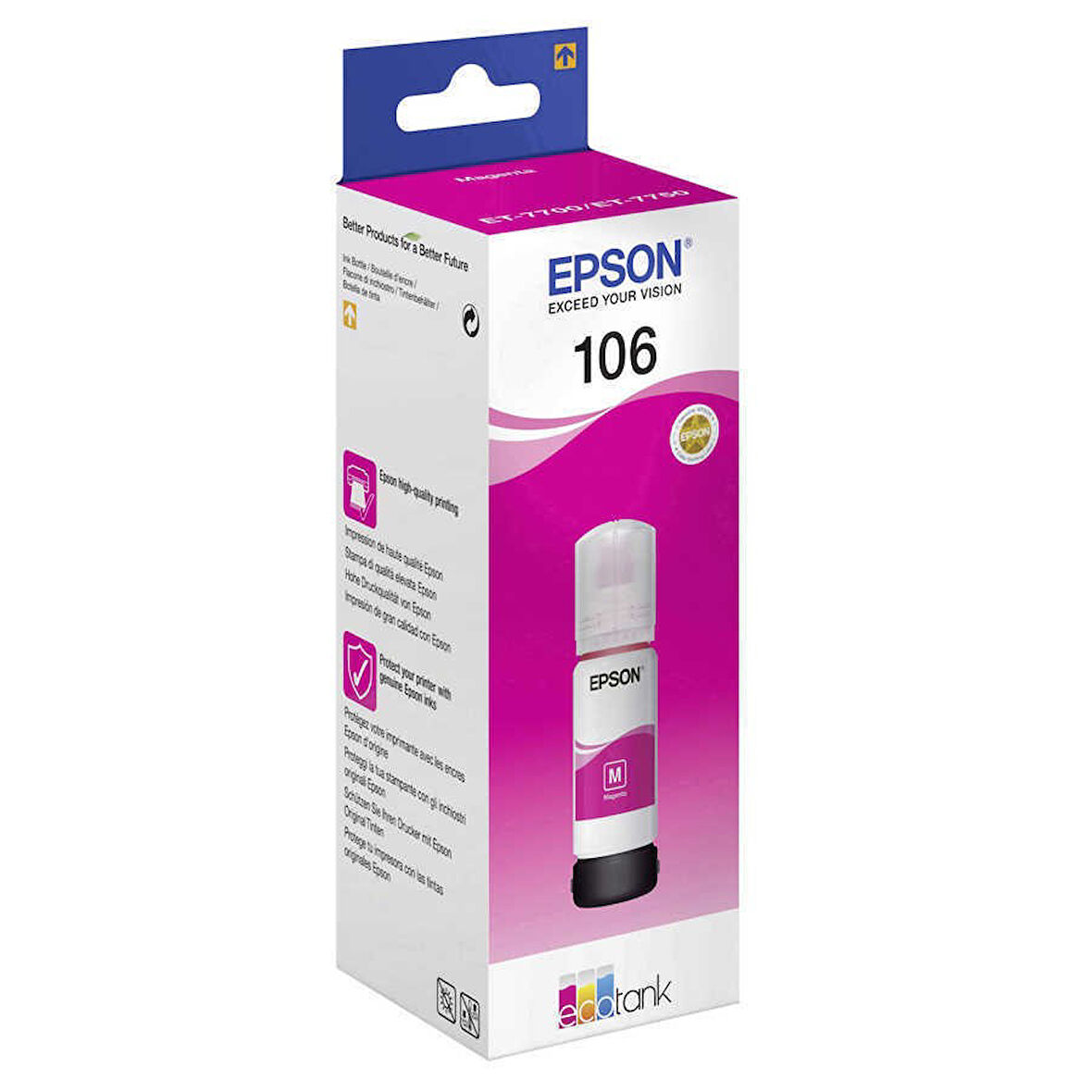 Epson 106-C13T00R340 Orijinal Kırmızı Mürekkep