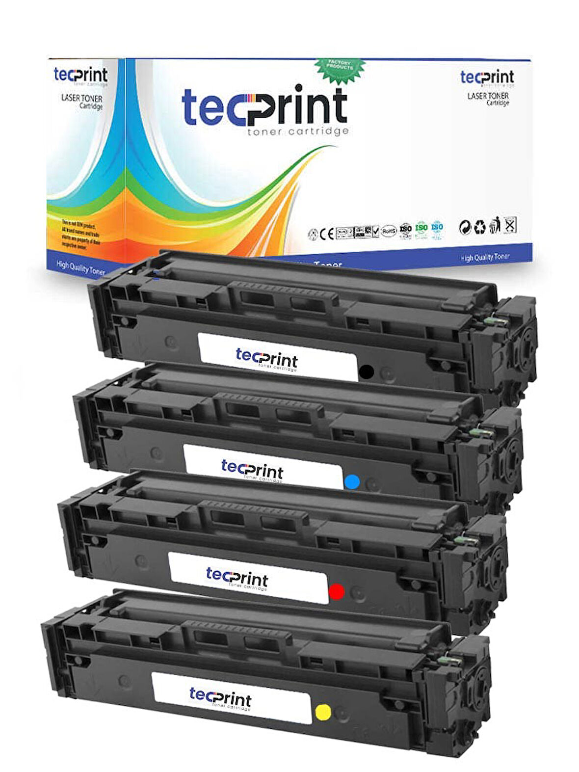 Tecprint Canon MF655CDW 067H Yüksek Kapasiteli Muadil Toner Seti