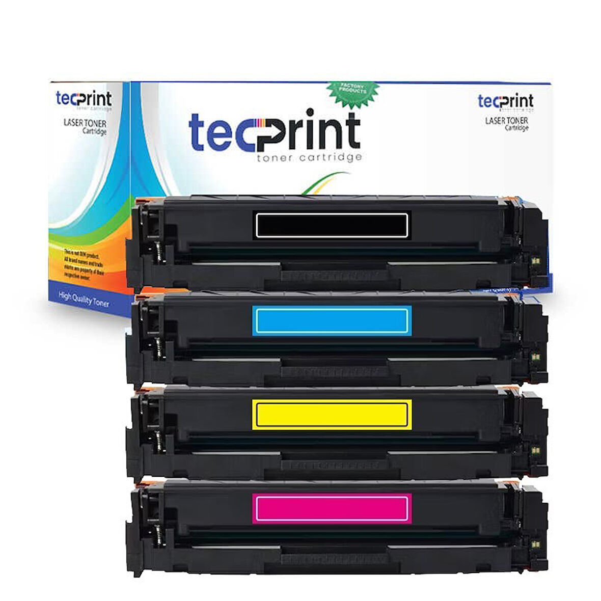 HP CF510/CF511/CF512/CF513 Çipli Muadil Toner Seti 4 Renk  (204A) CMYK