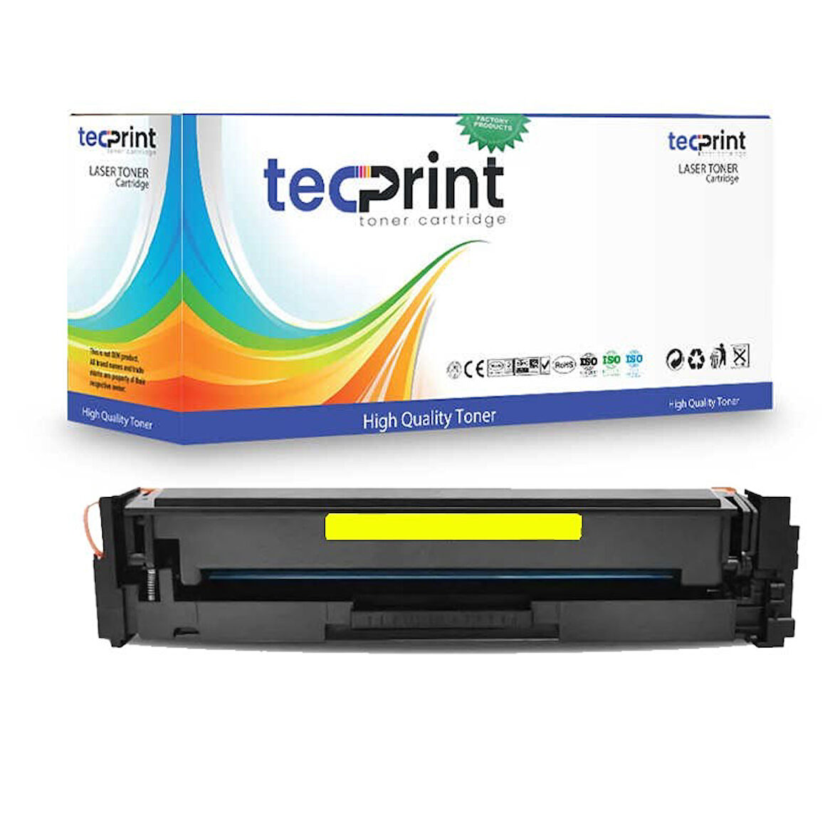 Tecprint HP CF502(202A) Çipli Muadil Toner Sarı