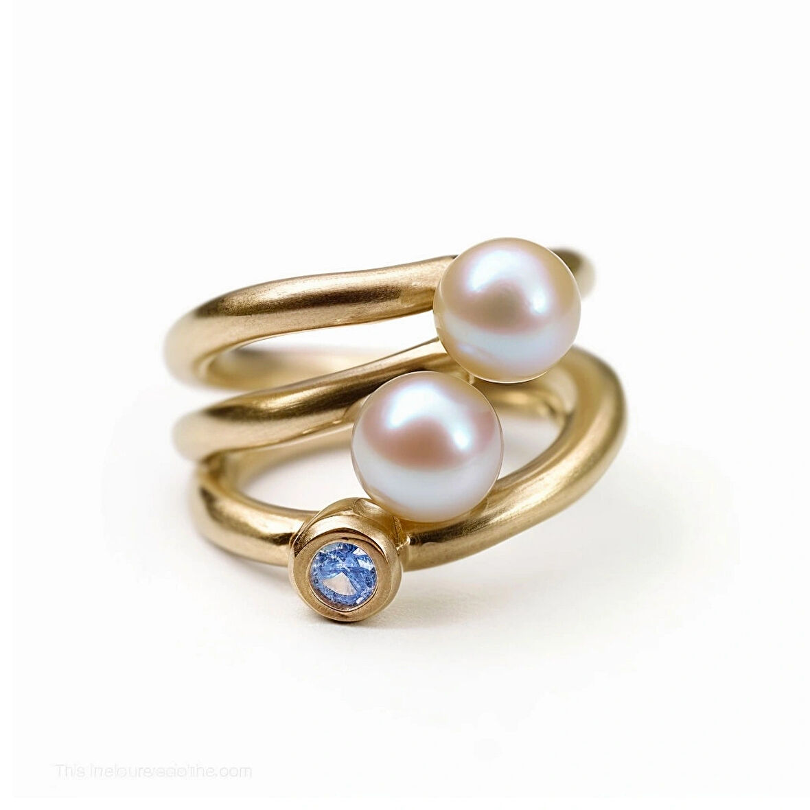 İnci Sarma Altın Yüzük – Selune