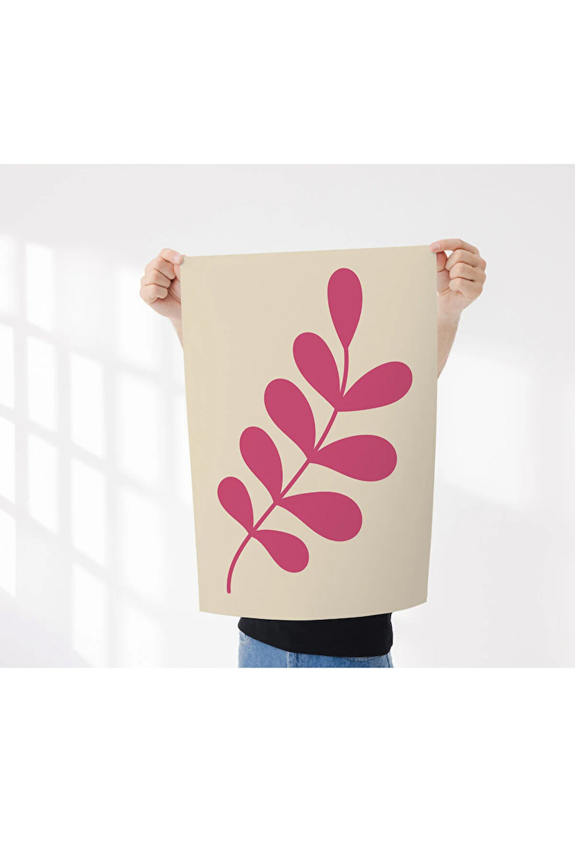 Çerçevesiz Poster Bitki Temalı Dijital Baskı Poster,Ev, Ofis, Salon Dekorasyon