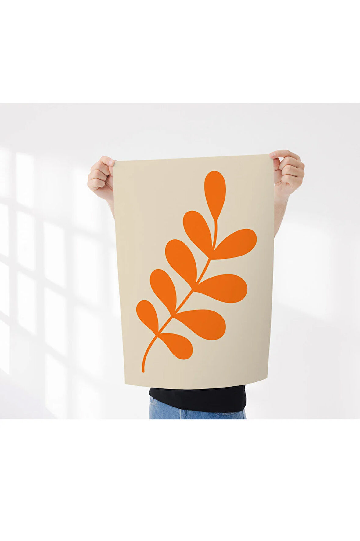 Çerçevesiz Poster Bitki Temalı Dijital Baskı Poster,Ev, Ofis, Salon Dekorasyon