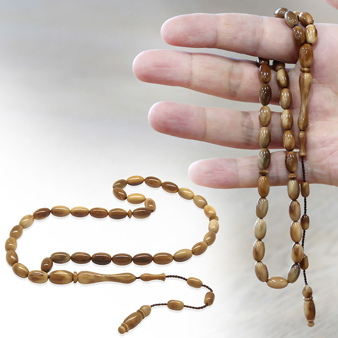 Sistemli Kuka Tesbih – Kahverengi– Kapsül Kesim