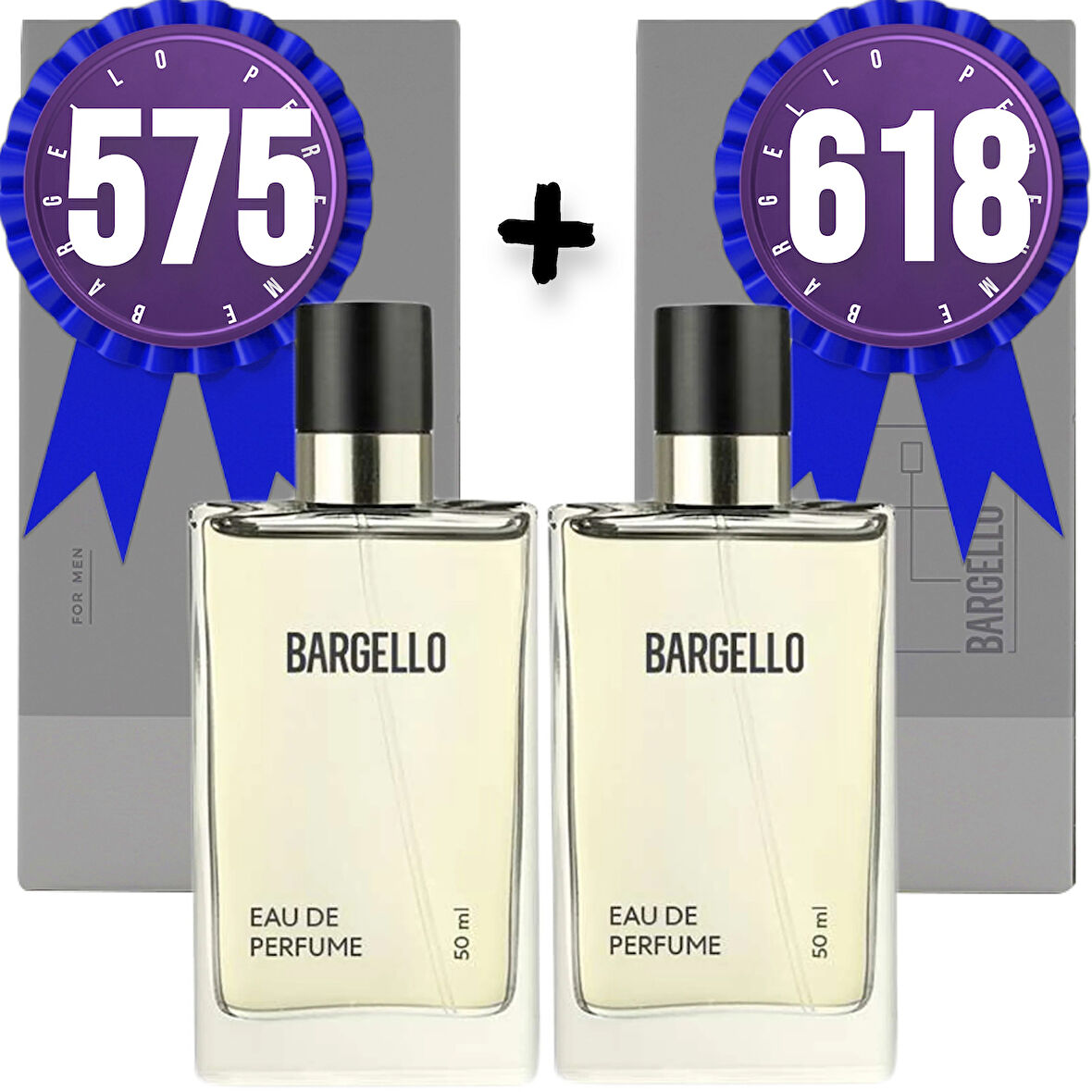 Bargello Parfüm 575 Erkek Woody 50 ML + 618 Erkek Oriental 50 ML EDP