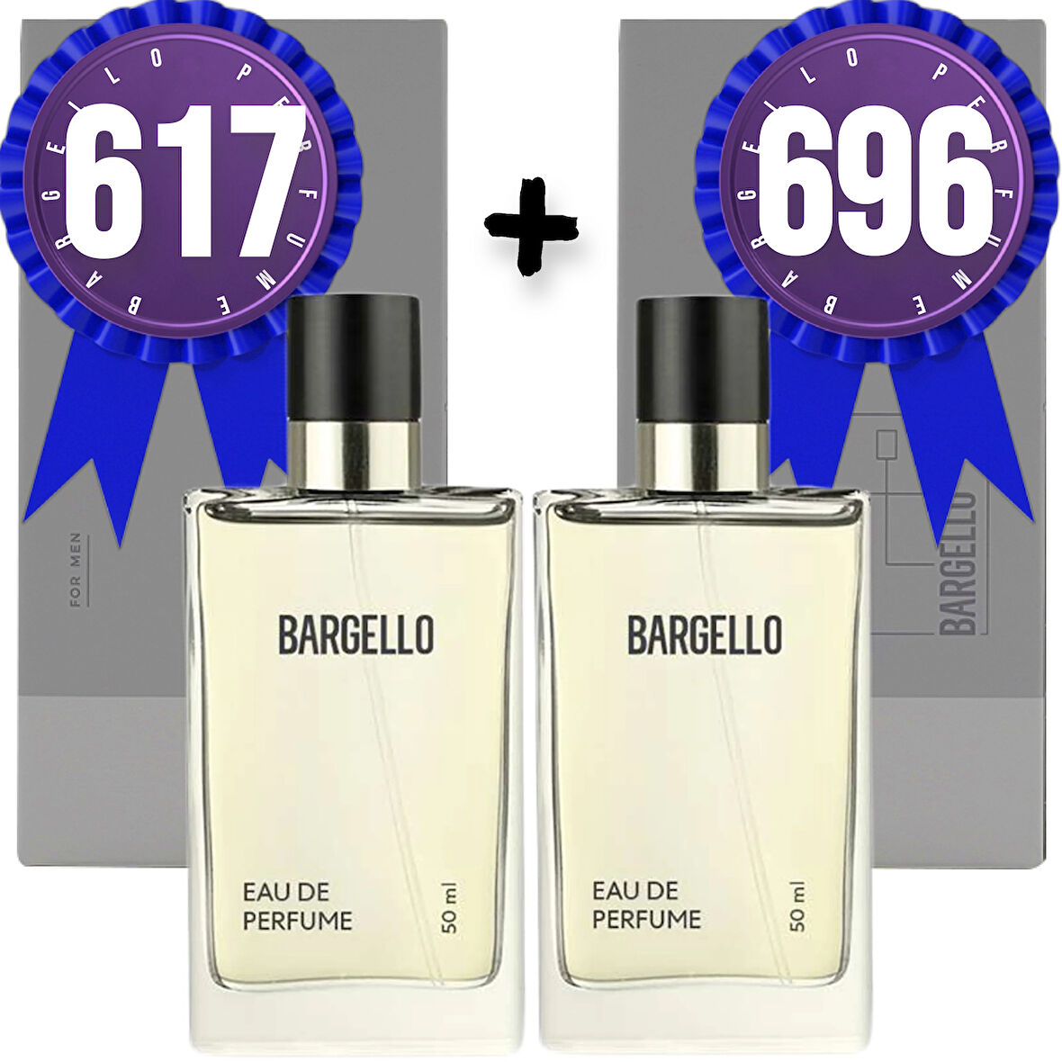 Bargello Parfüm 617 Erkek Oriental 50 ML + 696 Erkek Oriental 50 ML EDP