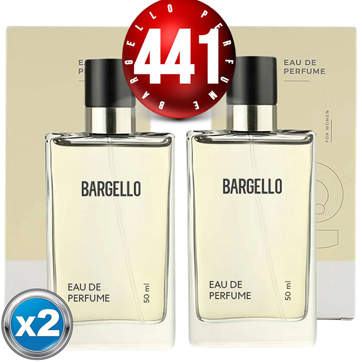 Bargello 441x2(2ADET) Kadın Parfüm Floral 50 Ml Edp