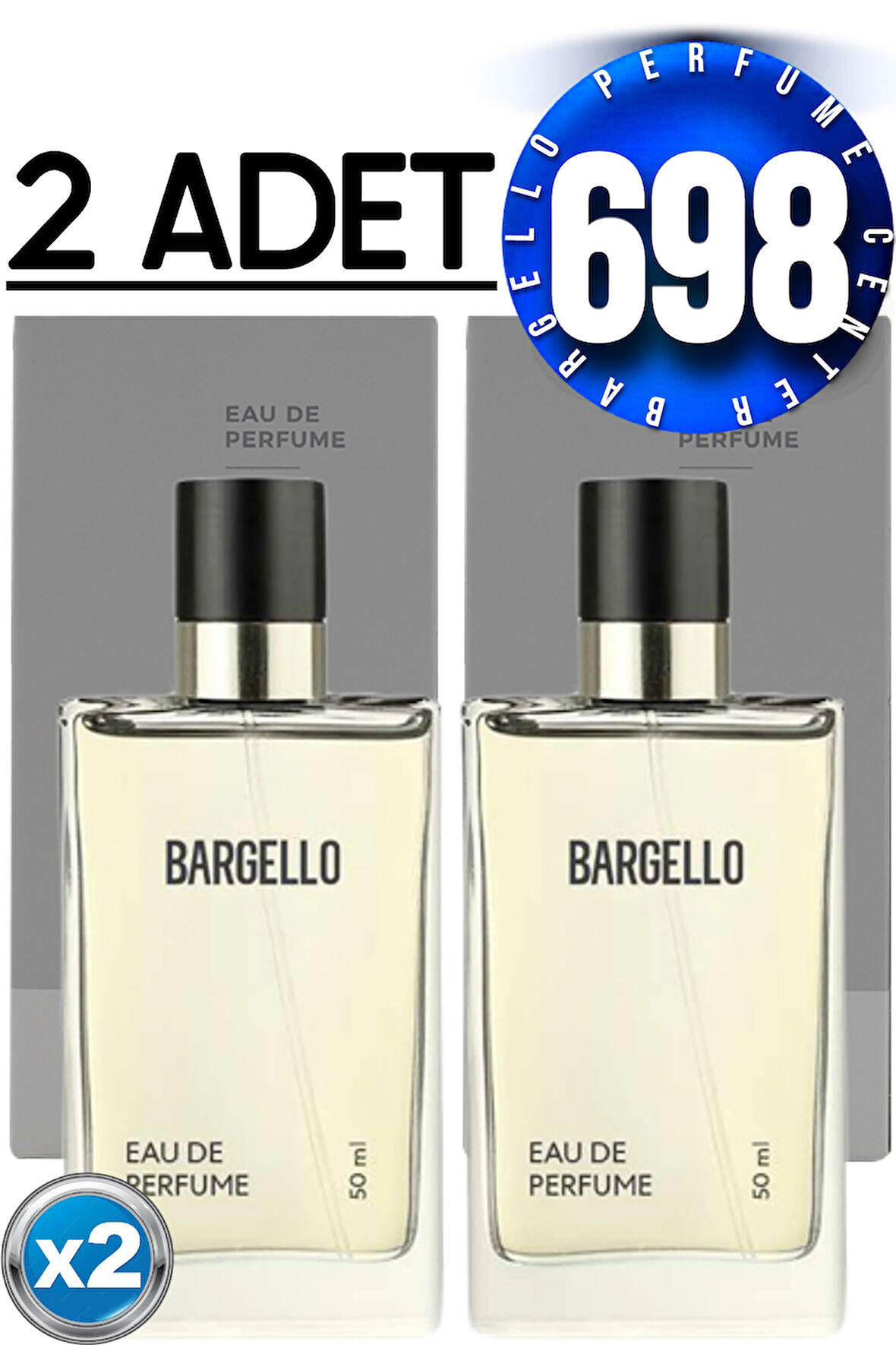 698 Fresh Edp 50 ml Erkek Parfüm-2 Adet Ayın Ürünü