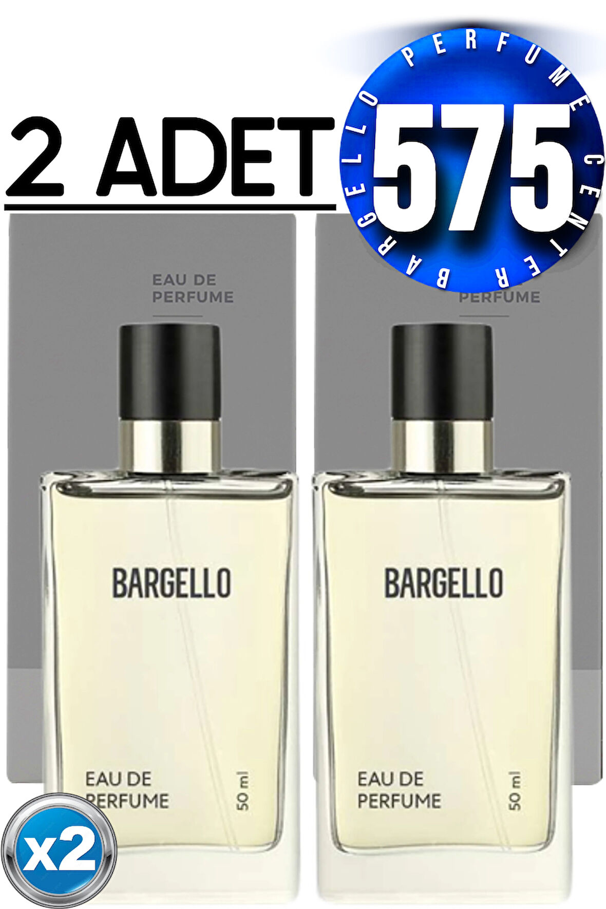 BARGELLO 575 Edp Woody Erkek Parfüm 2 Adet 50 ml