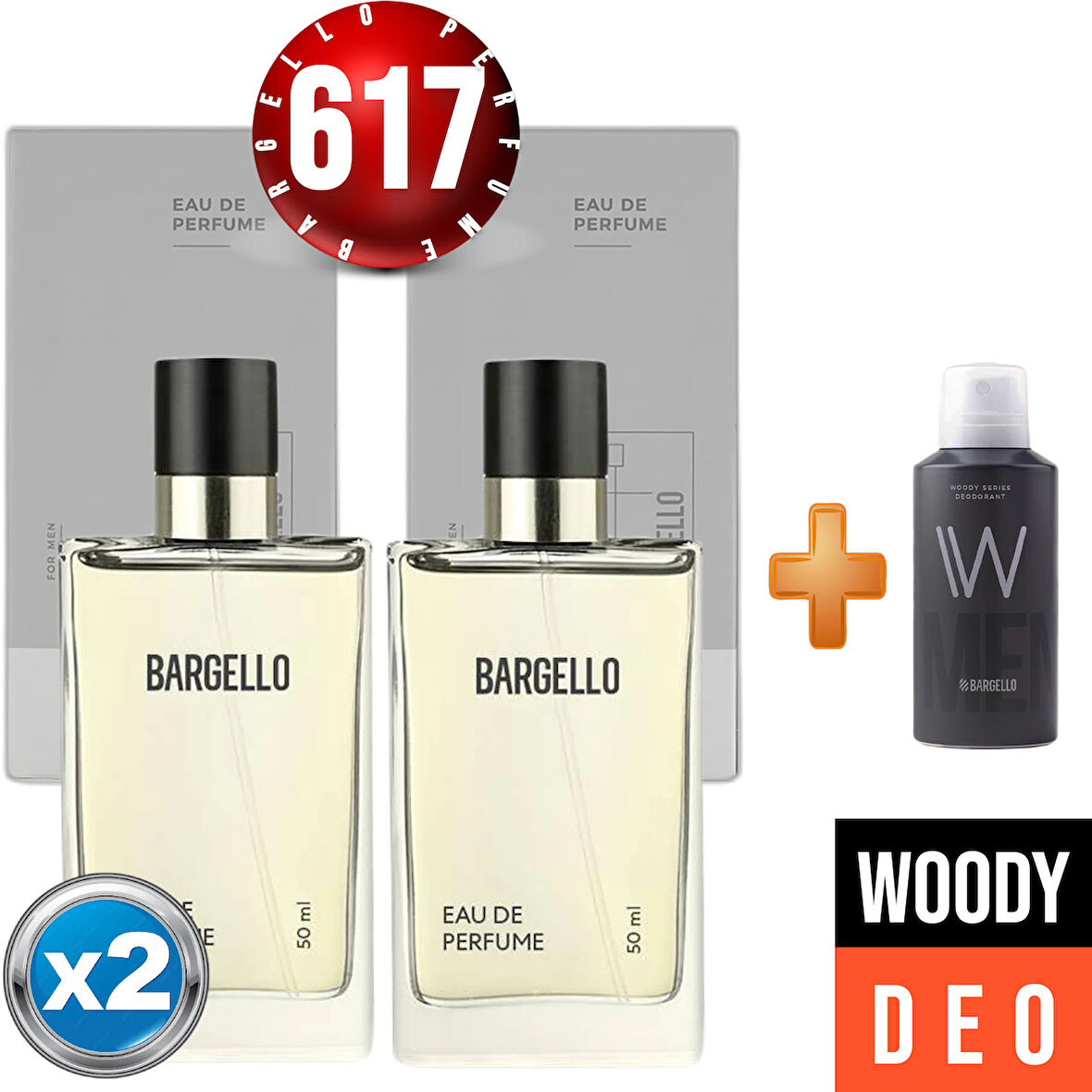 617x2 2 Adet  Oriental Bay + Woody Erkek Deodorant