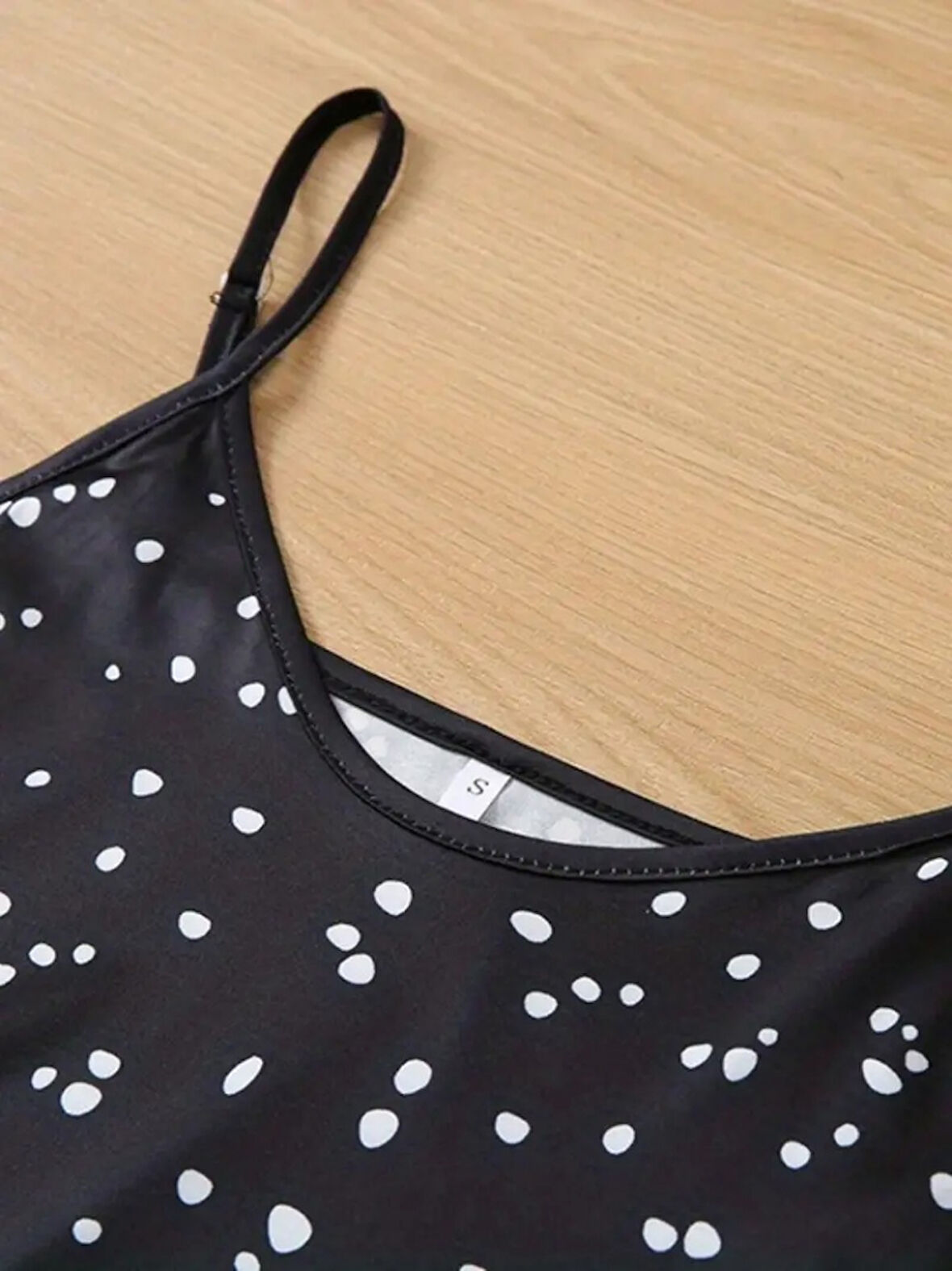 Rose's Boutiqe All About Women Kadın Ip Askılı Yuvarlak V Yaka Baskılı Maksi Dalgıç Elbise