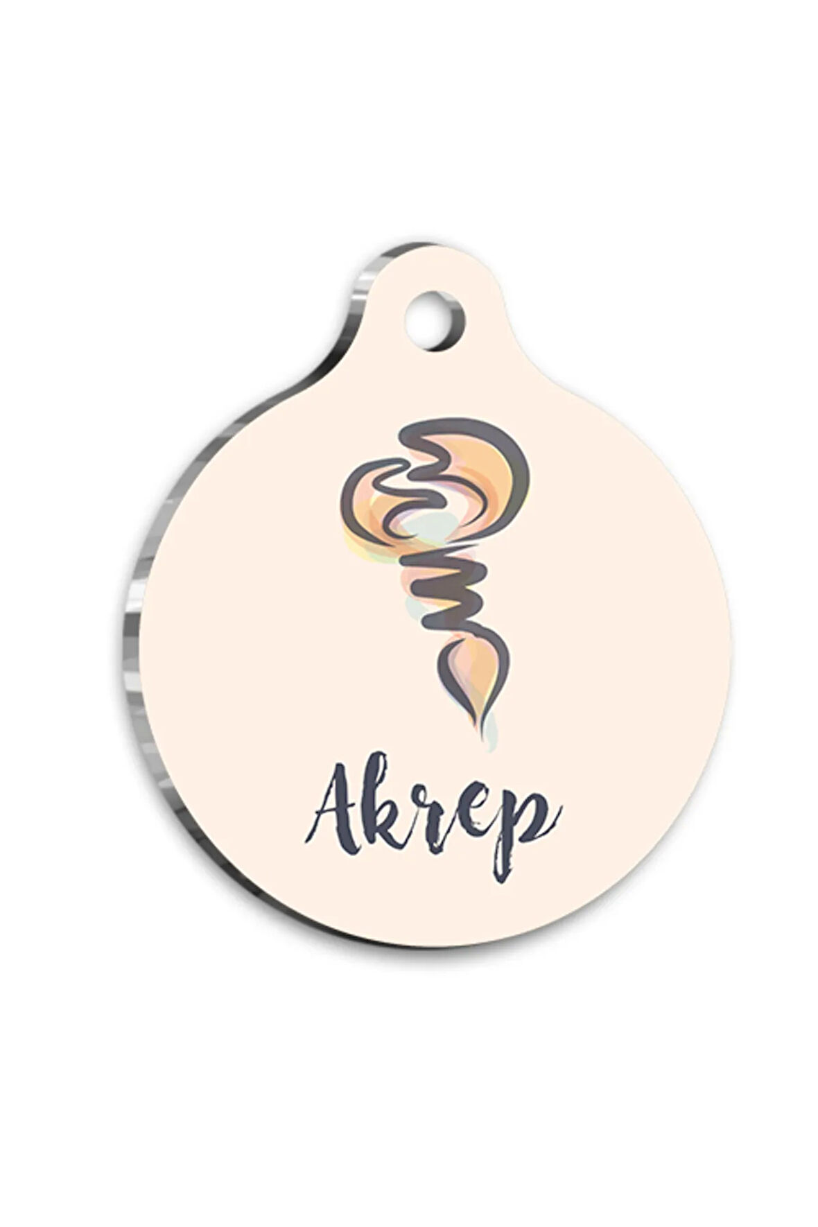 Akrep Burcu Kedi Köpek Künyesi Large 2,9 x 5 cm