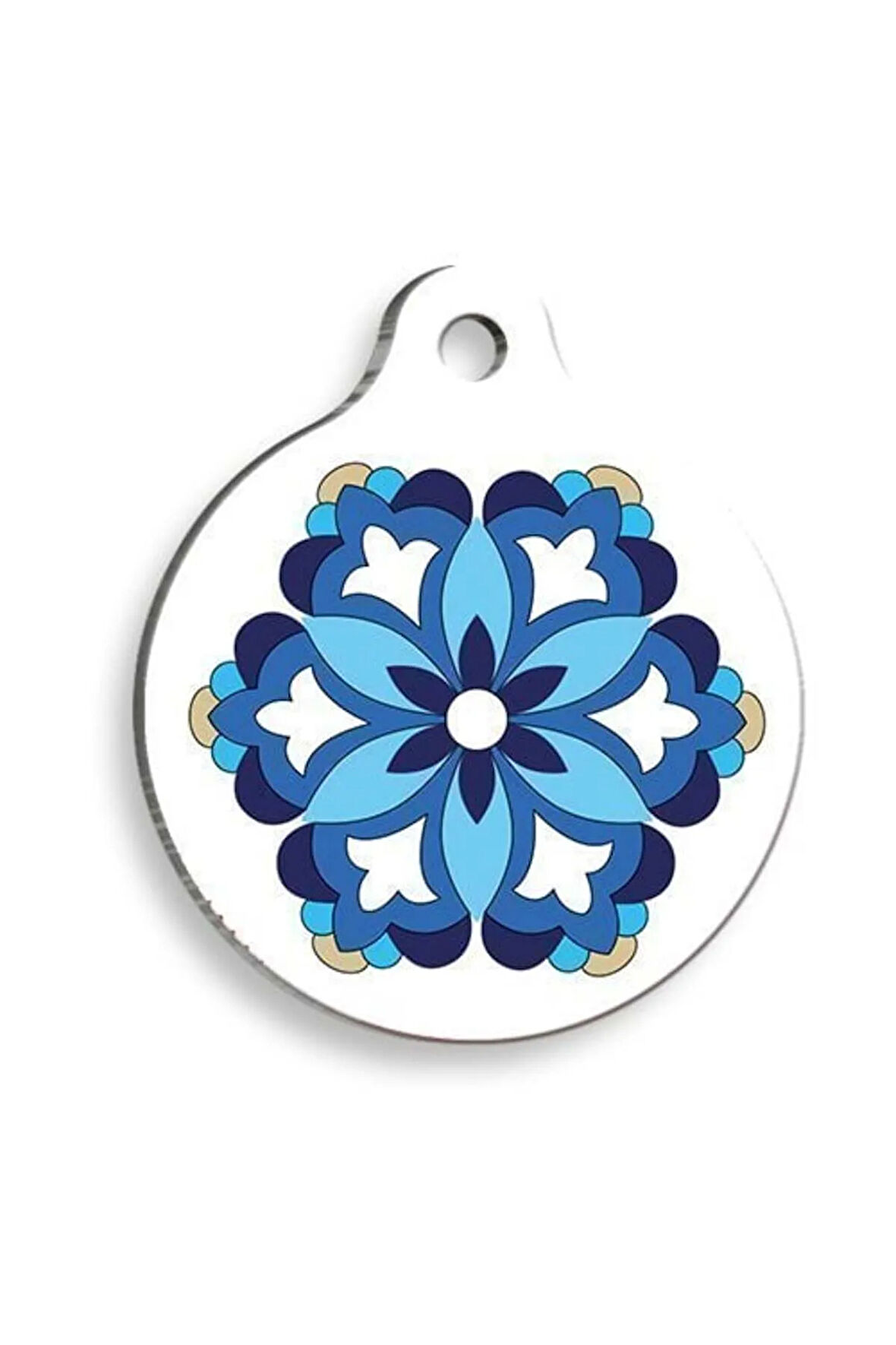 Motif 7 Kedi ve Köpek Künyesi Large: 3,8 cm.