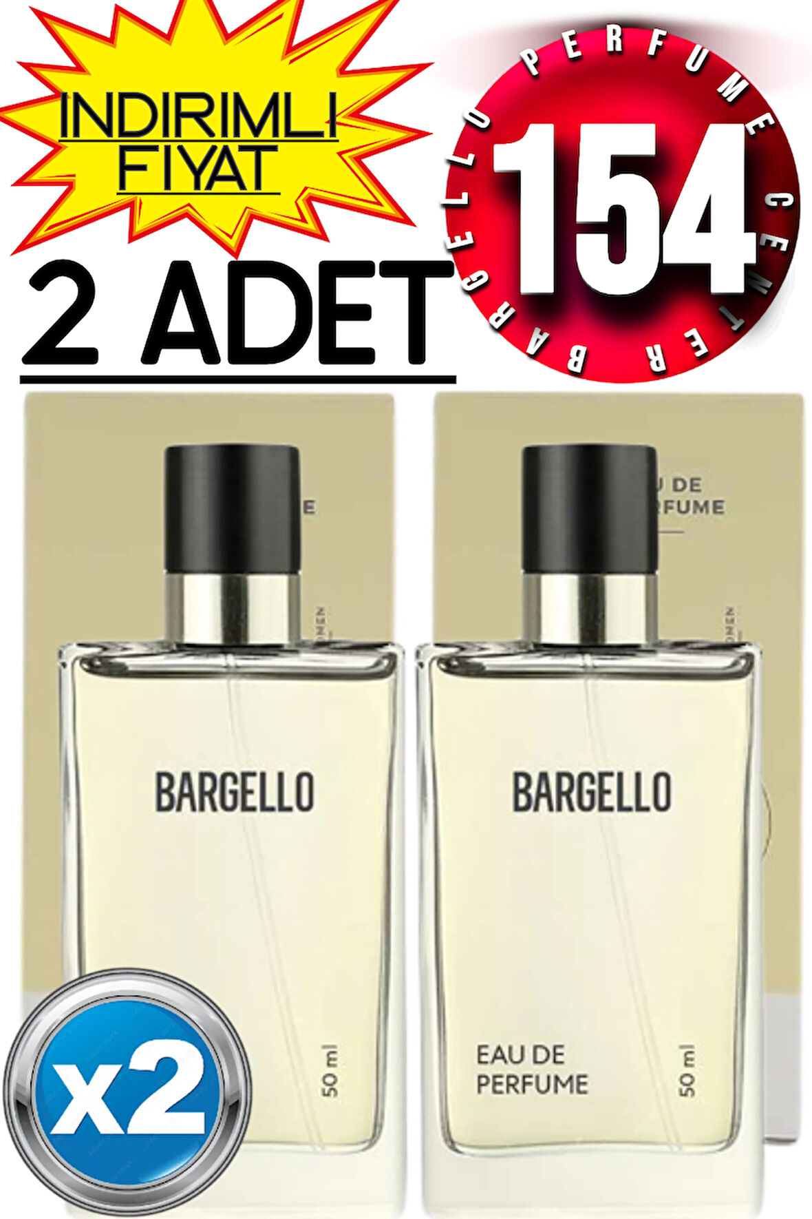 Bargello 154 Edp Floral Kadın Parfüm 2 Adet 50 ml