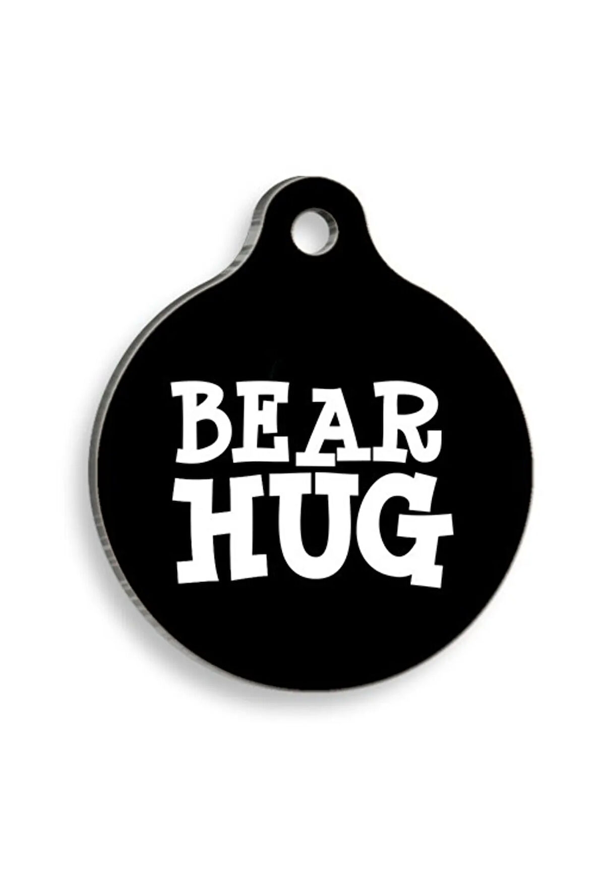 Bear Hug Yuvarlak Kedi ve Köpek Künyesi Large 3,8 cm